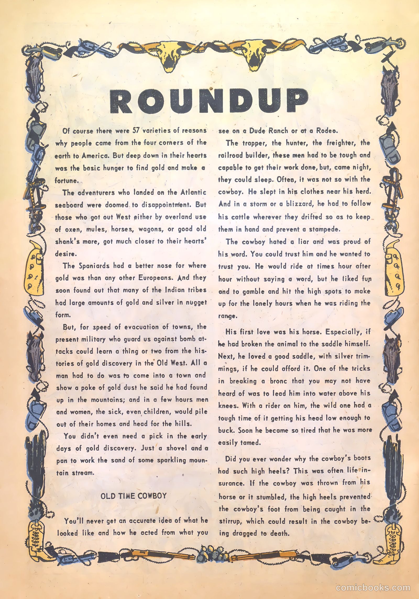 Prize Comics Western #119 (1950) — page 26 of 36