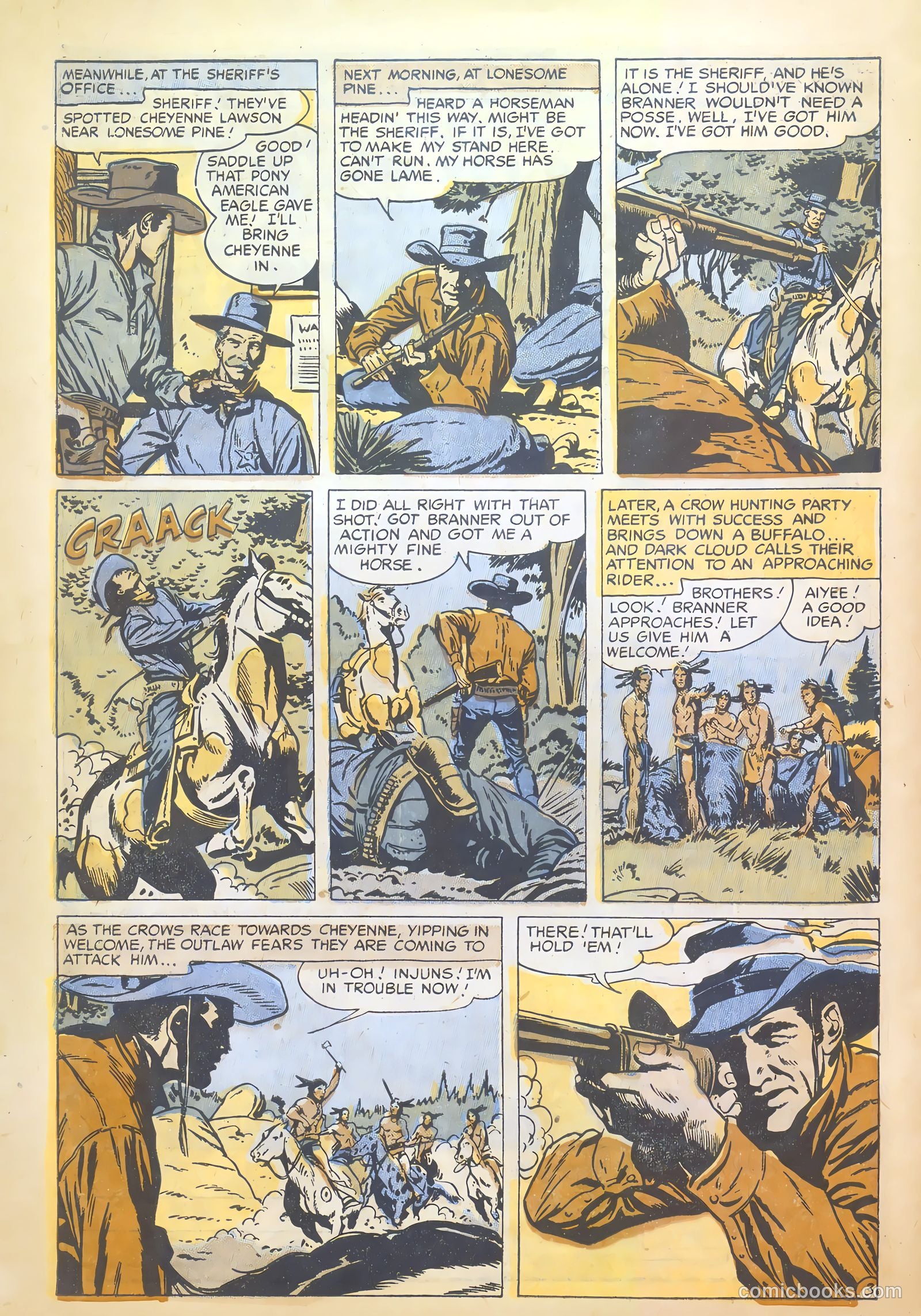 Prize Comics Western #119 (1950) — page 30 of 36