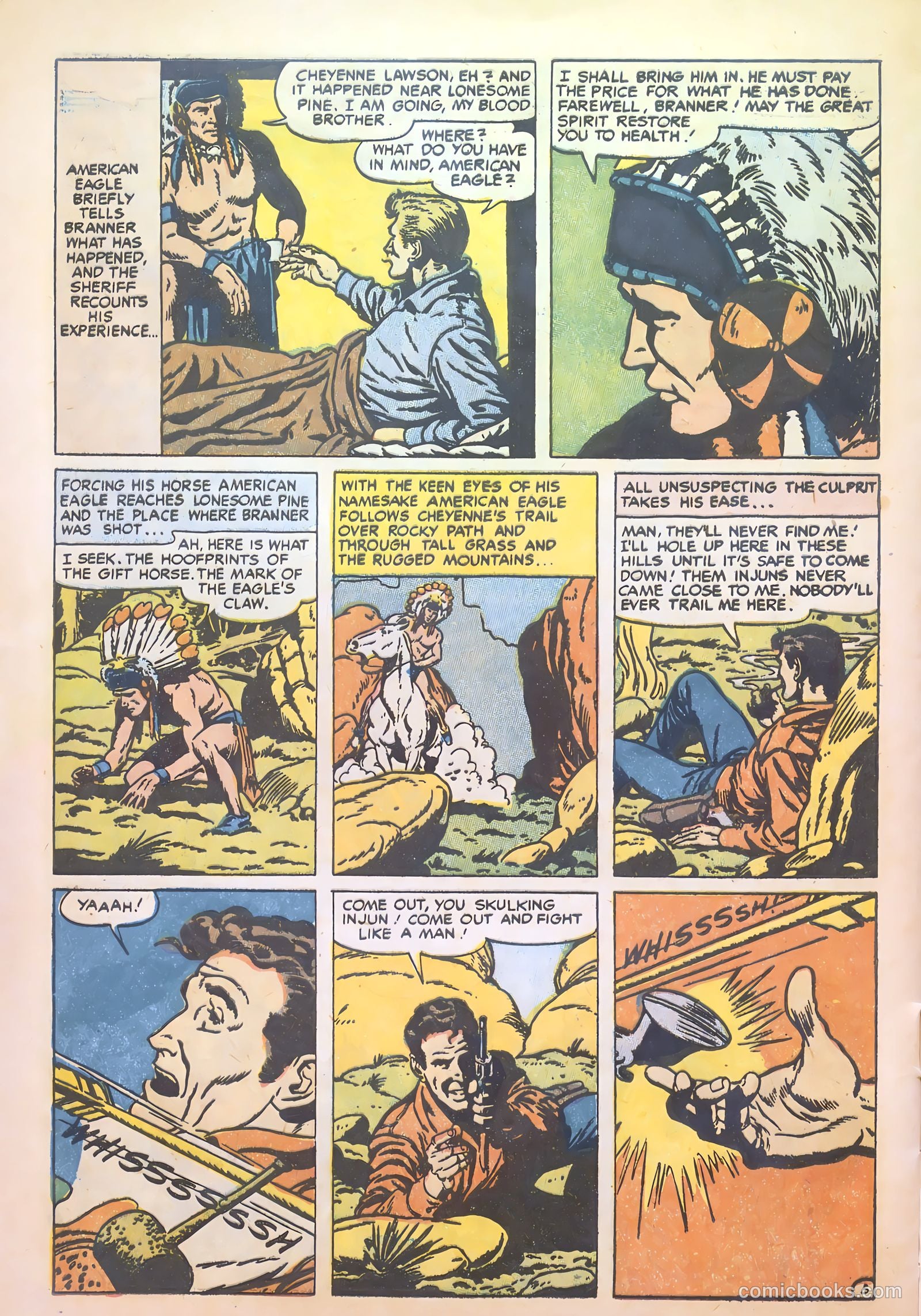 Prize Comics Western #119 (1950) — page 32 of 36