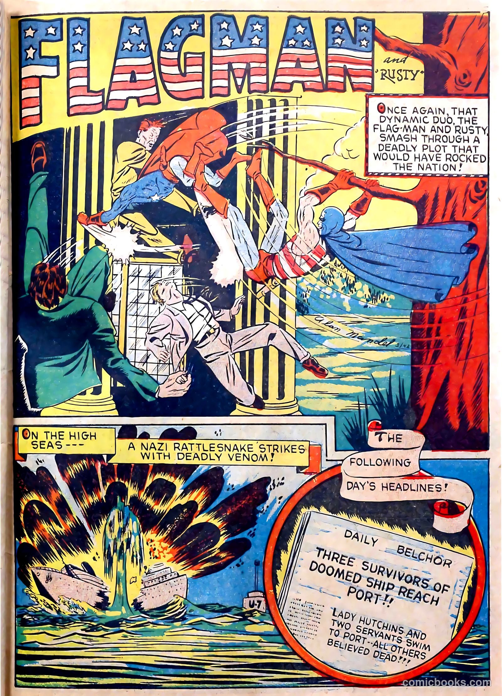Captain Aero Comics #6 (1941) — page 59 of 68