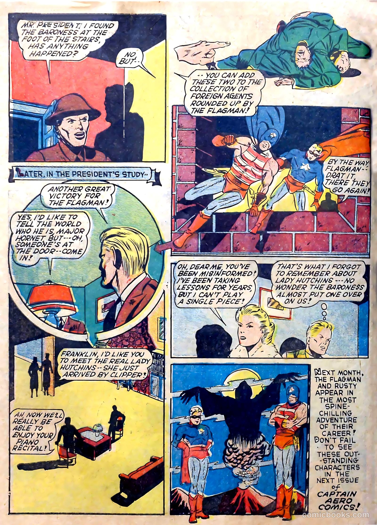 Captain Aero Comics #6 (1941) — page 66 of 68