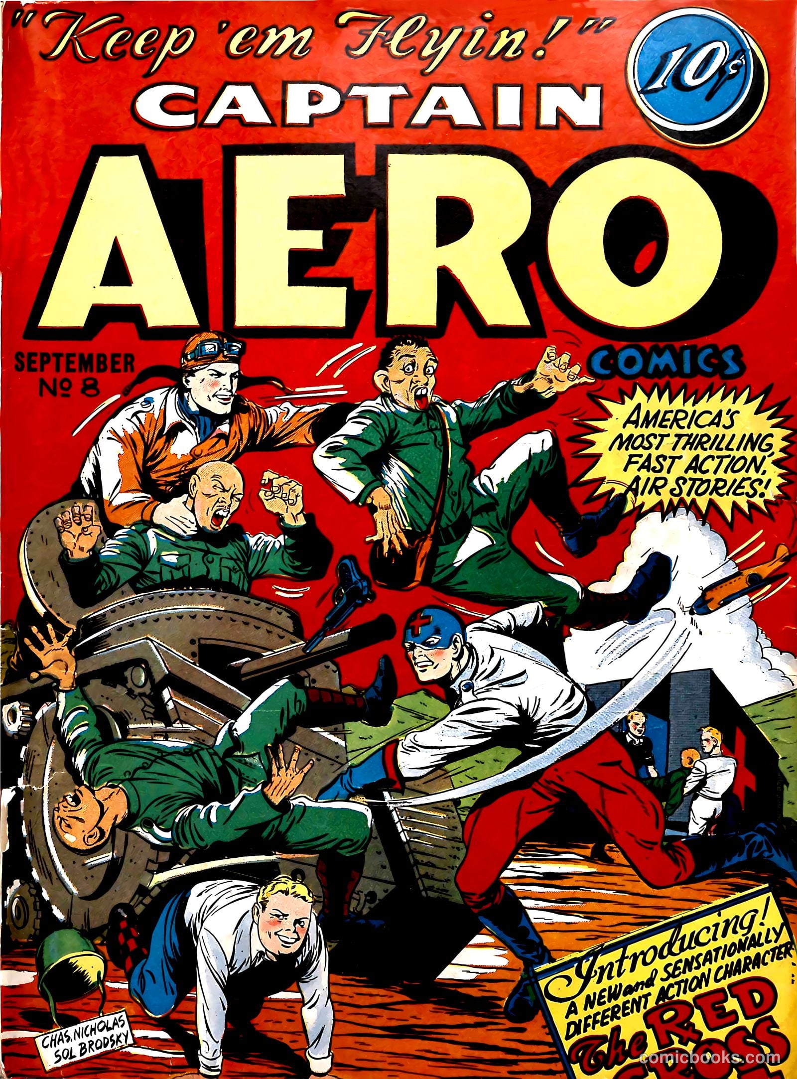 Captain Aero Comics #8