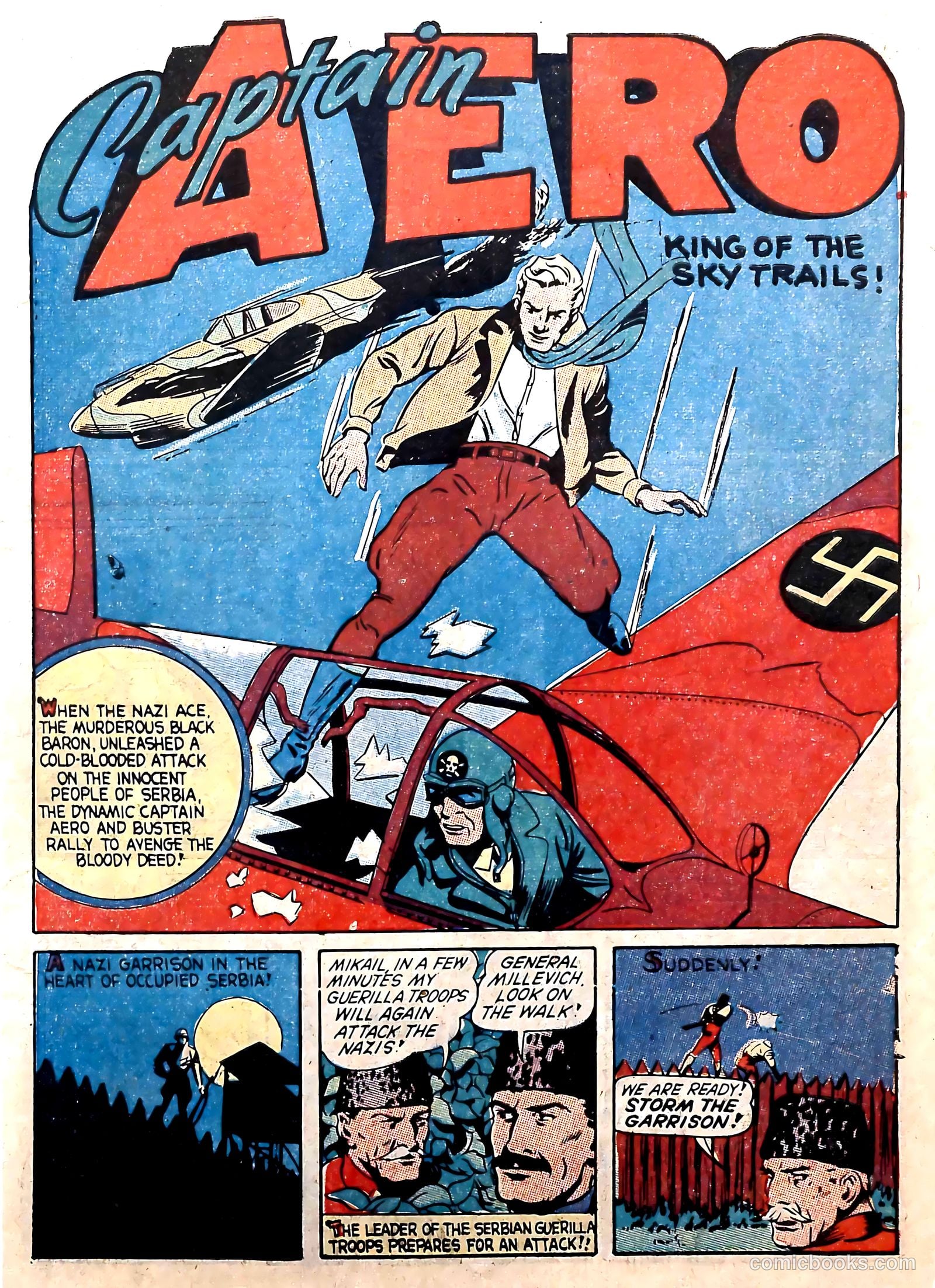 Captain Aero Comics #8 (1941) — page 3 of 68