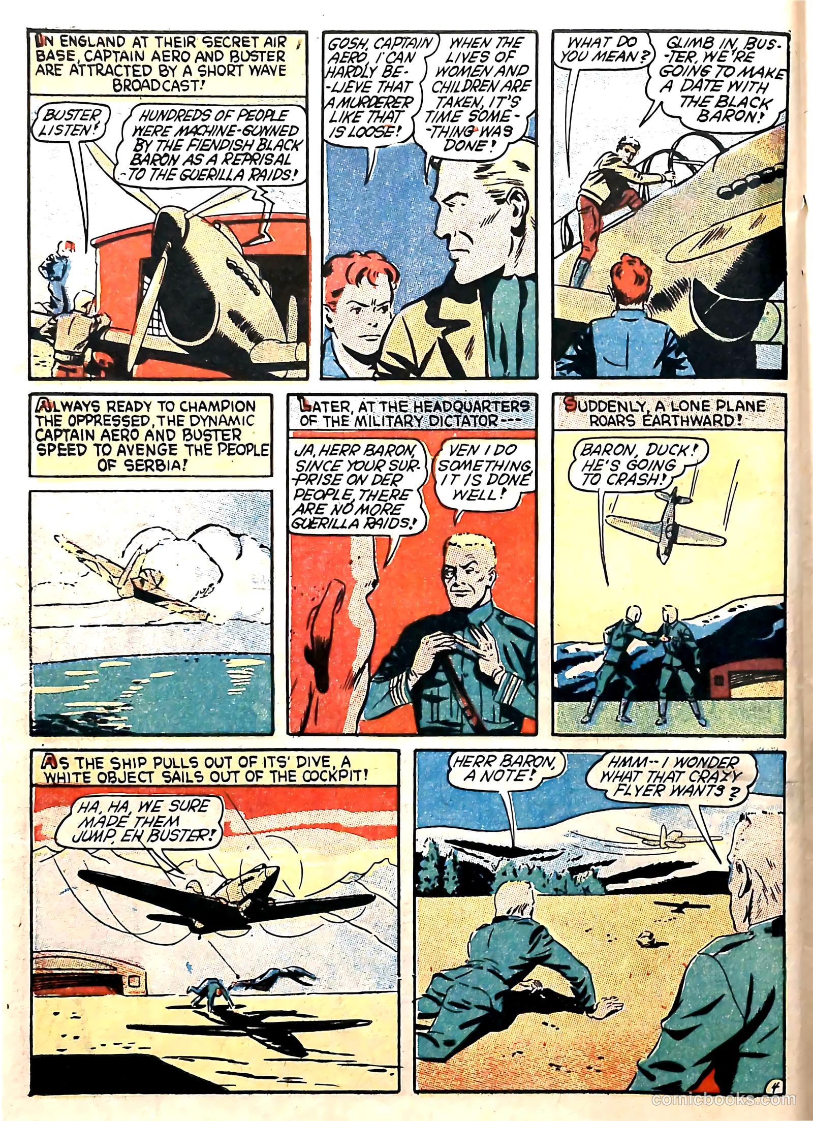 Captain Aero Comics #8 (1941) — page 6 of 68