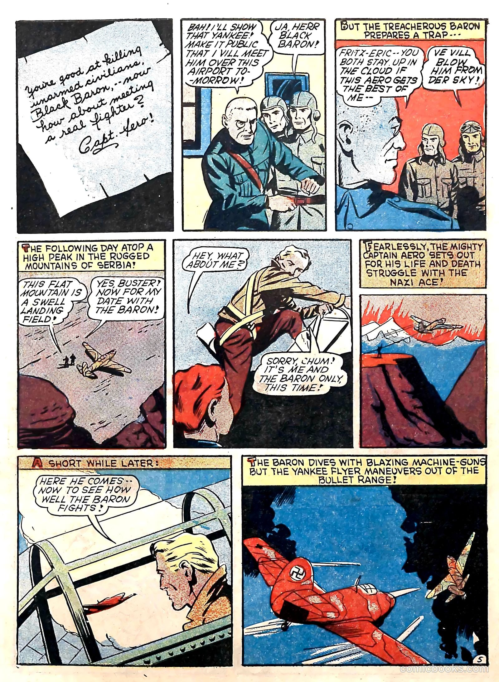 Captain Aero Comics #8 (1941) — page 7 of 68