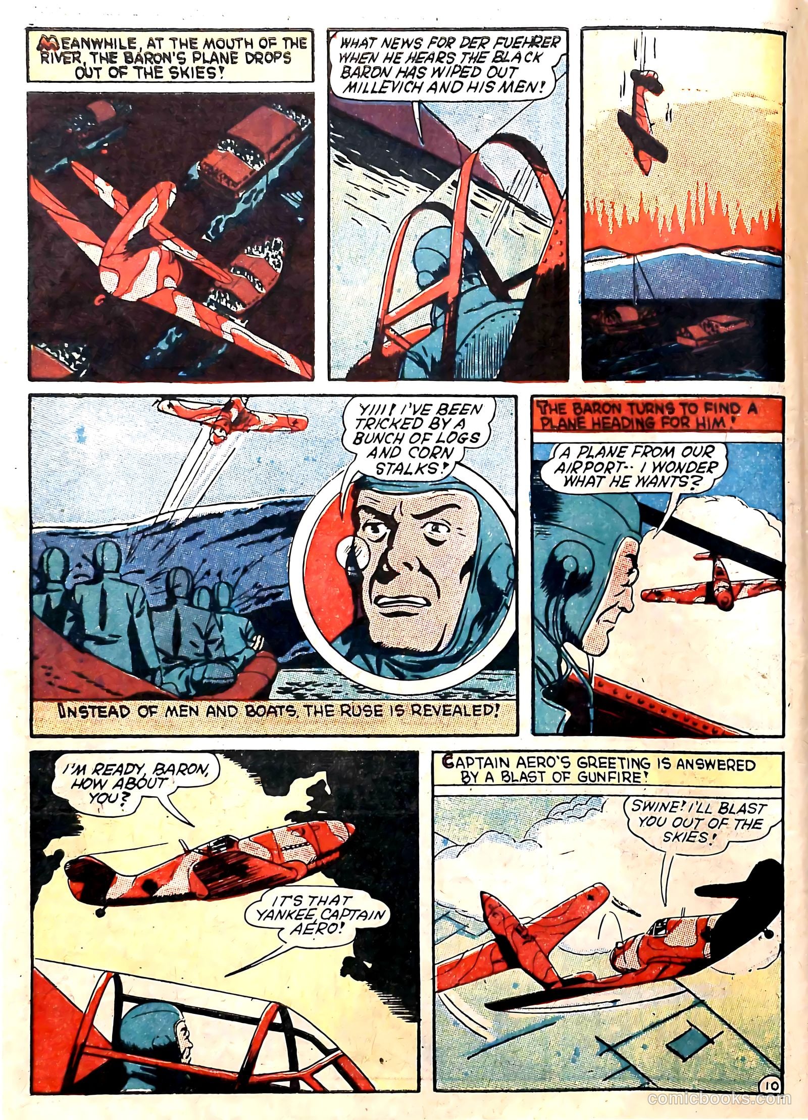 Captain Aero Comics #8 (1941) — page 12 of 68