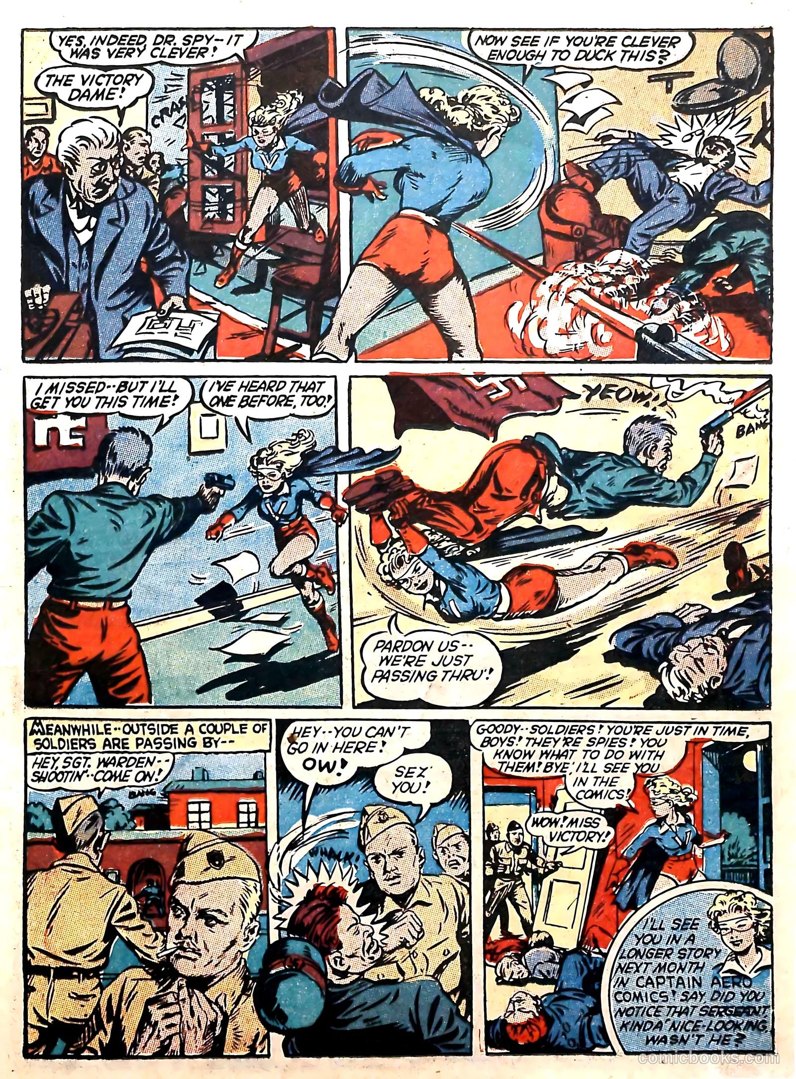Captain Aero Comics #8 (1941) — page 25 of 68