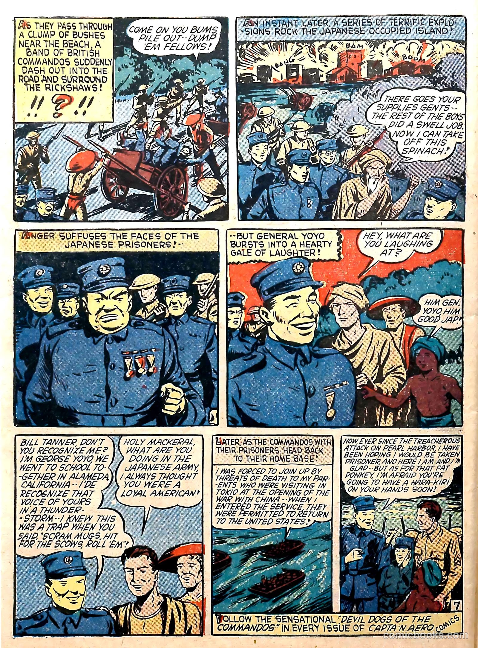 Captain Aero Comics #8 (1941) — page 58 of 68