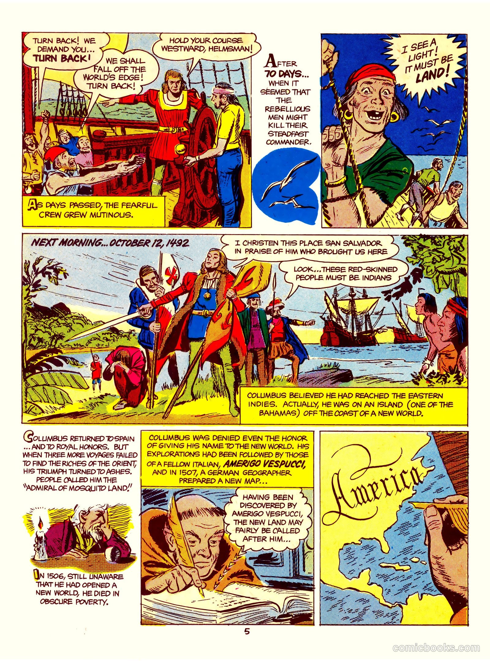 A Picture Story of the United States #nn (1951) — page 5 of 52