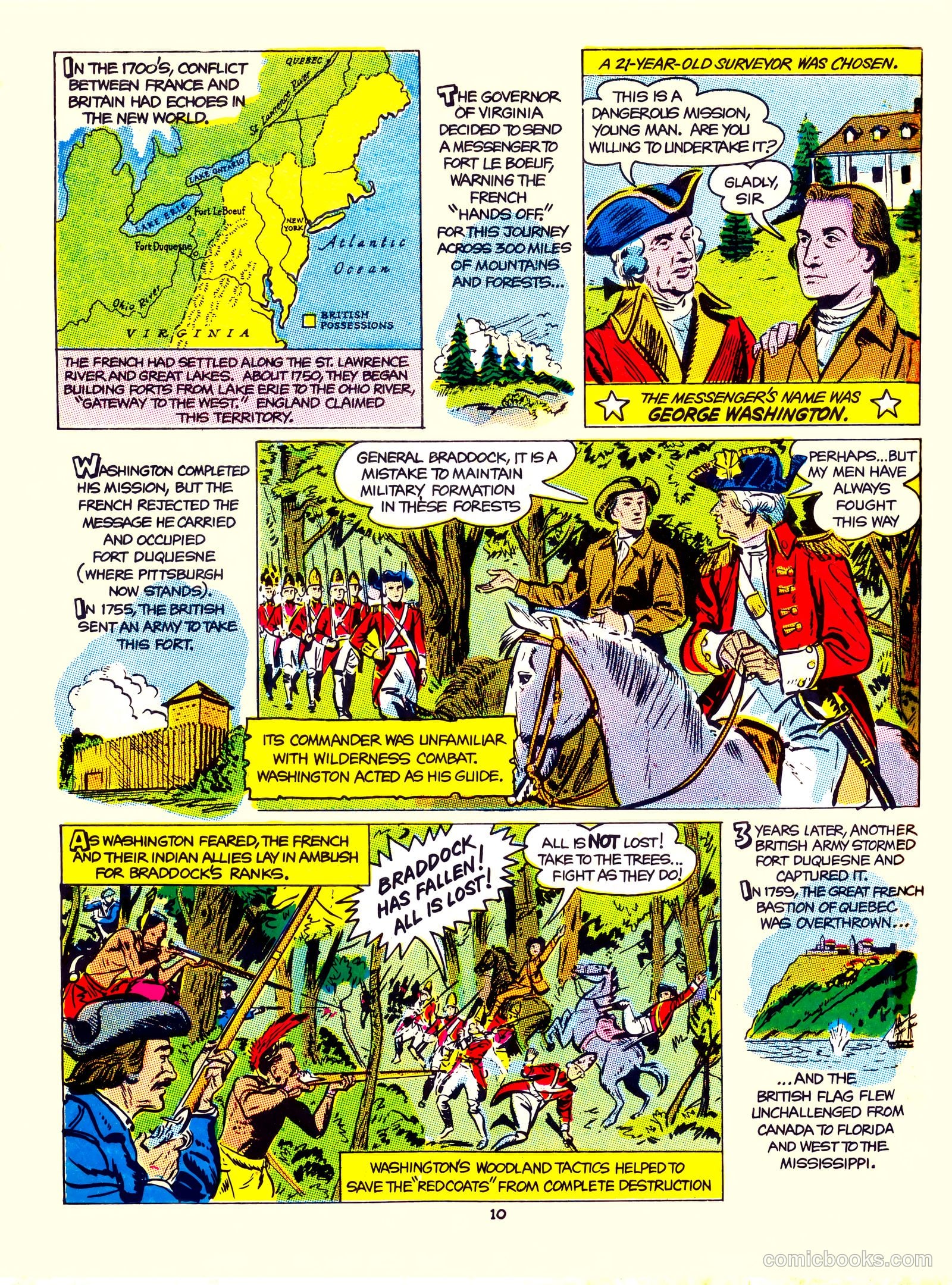 A Picture Story of the United States #nn (1951) — page 10 of 52