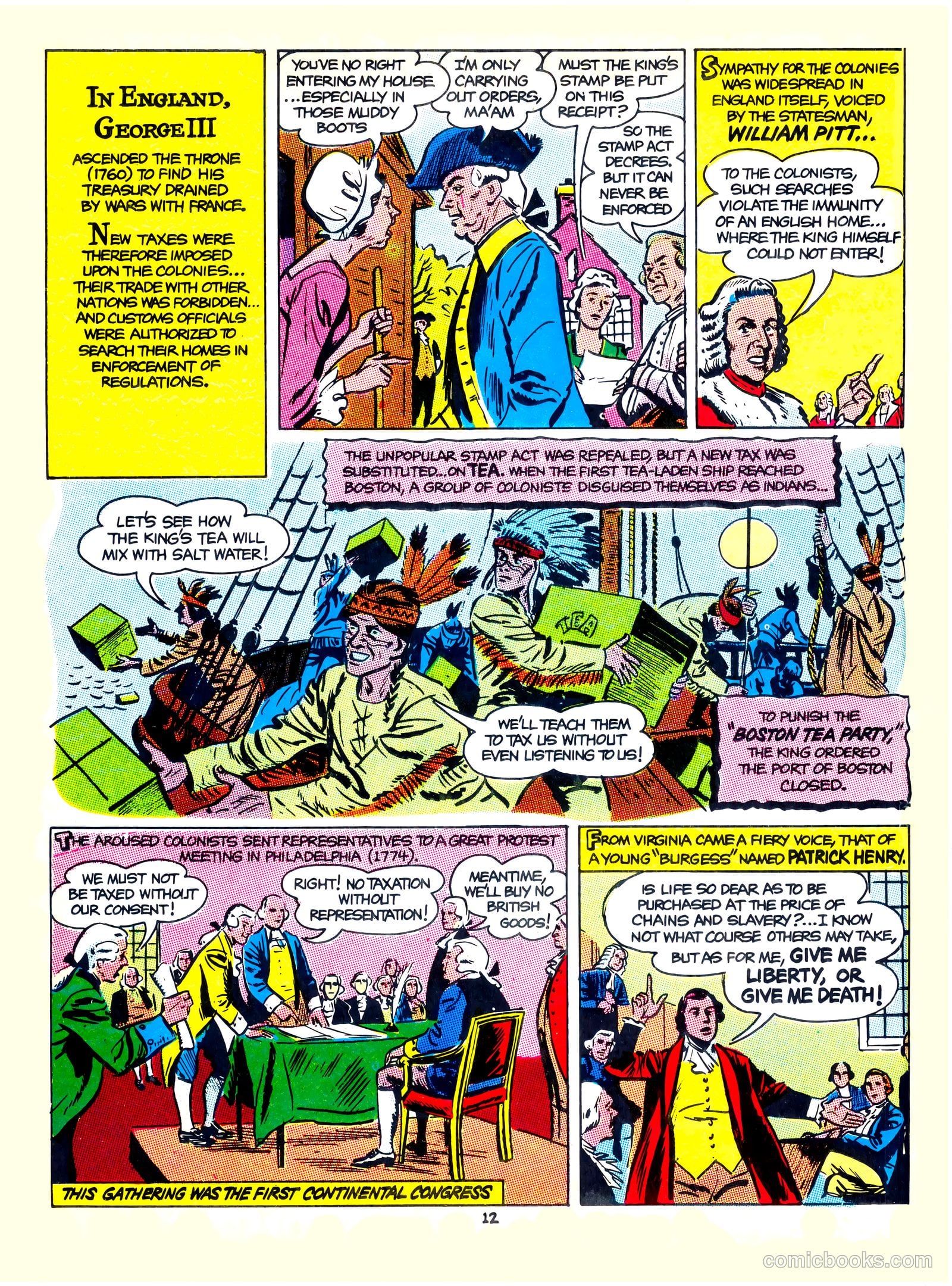 A Picture Story of the United States #nn (1951) — page 12 of 52