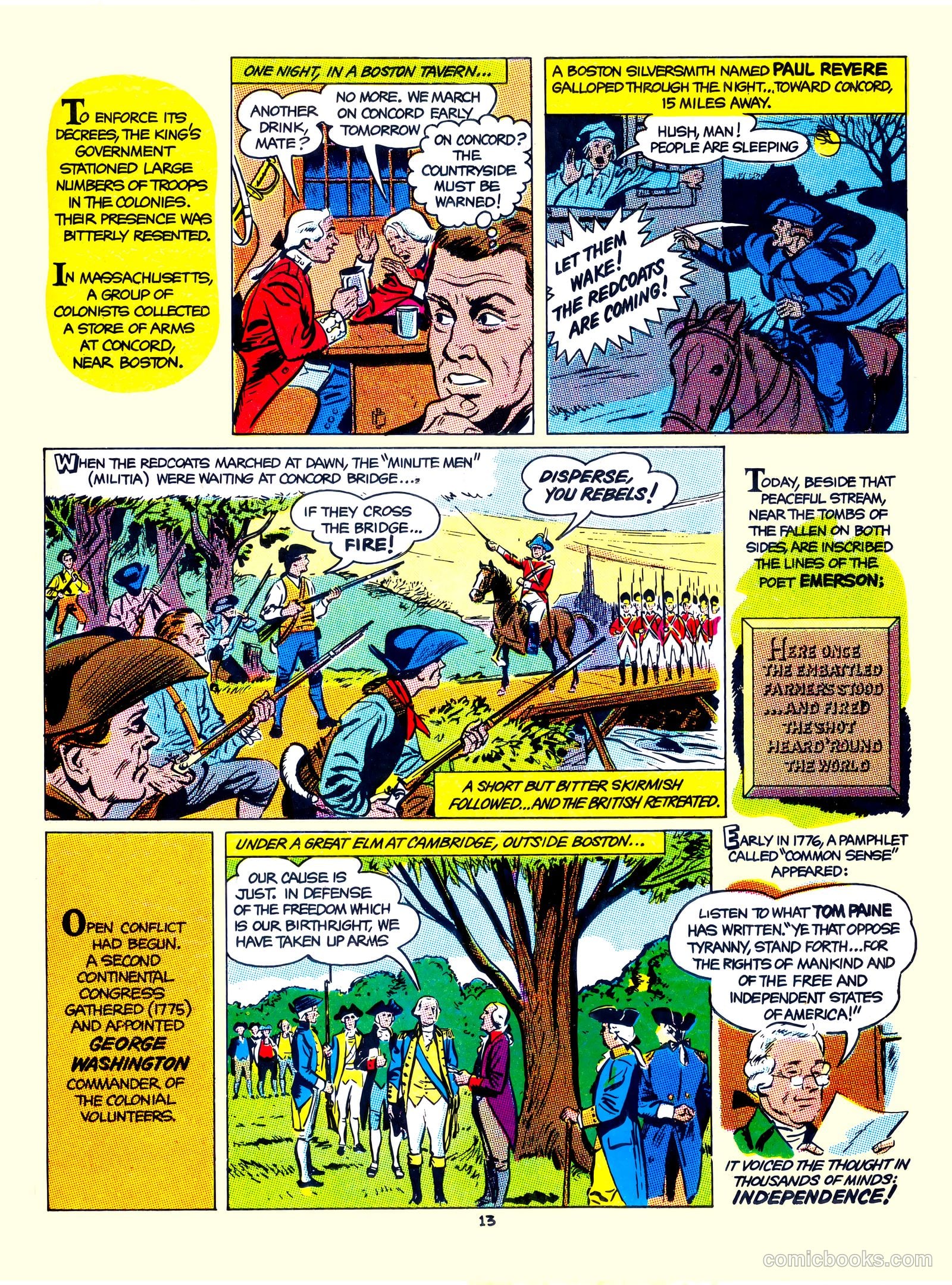 A Picture Story of the United States #nn (1951) — page 13 of 52