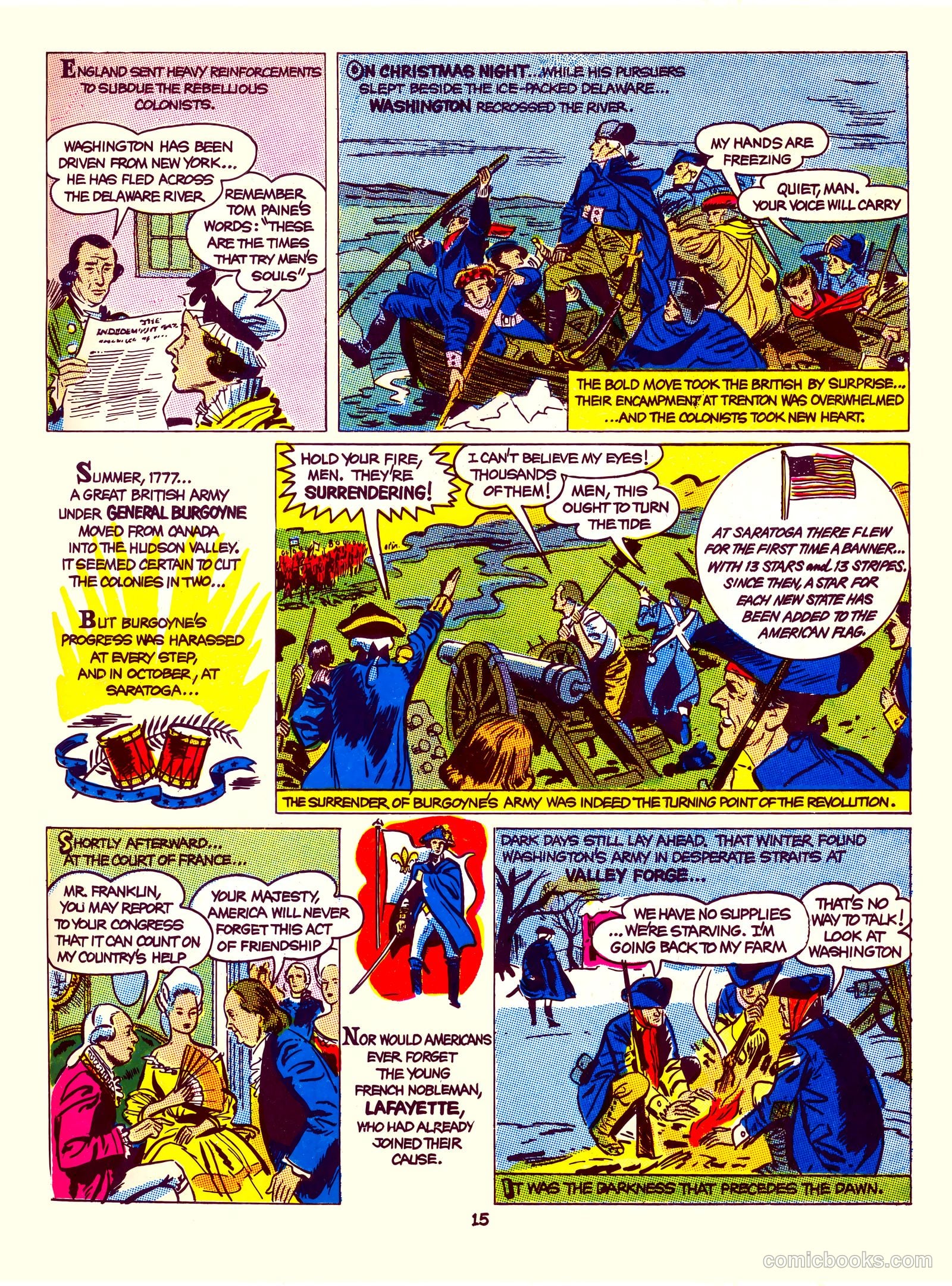 A Picture Story of the United States #nn (1951) — page 15 of 52