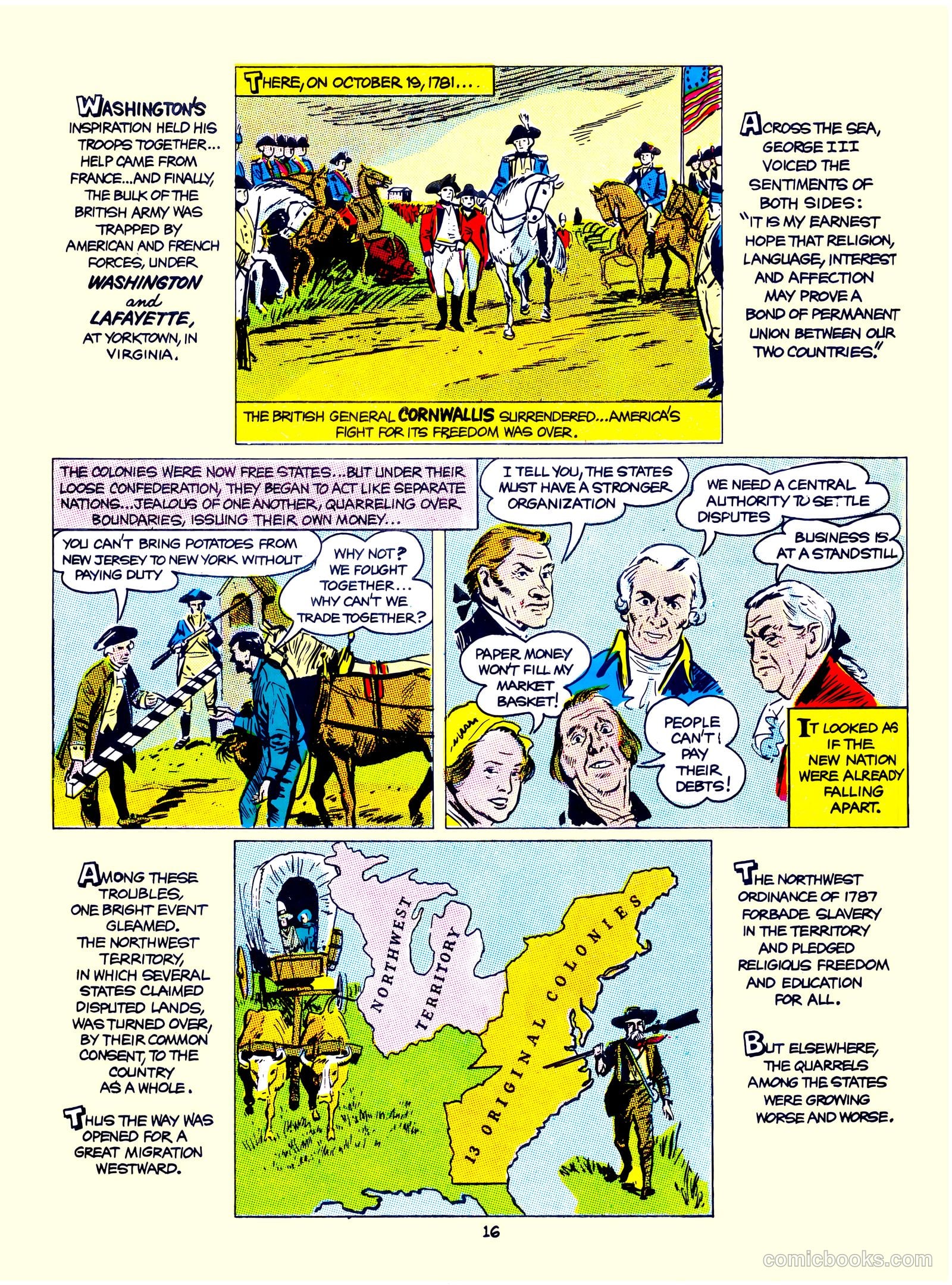 A Picture Story of the United States #nn (1951) — page 16 of 52