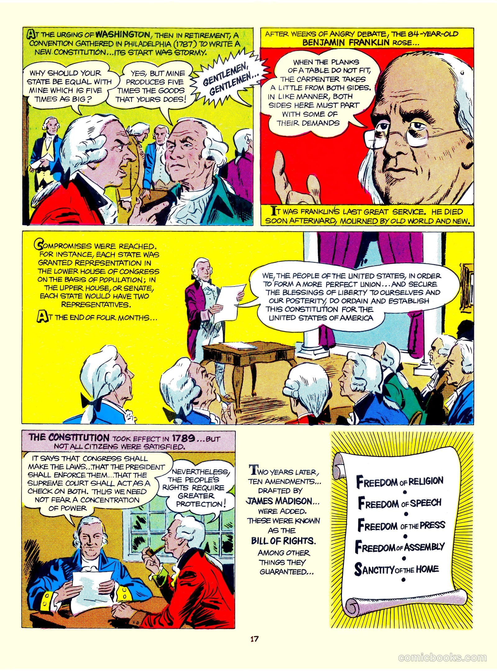 A Picture Story of the United States #nn (1951) — page 17 of 52