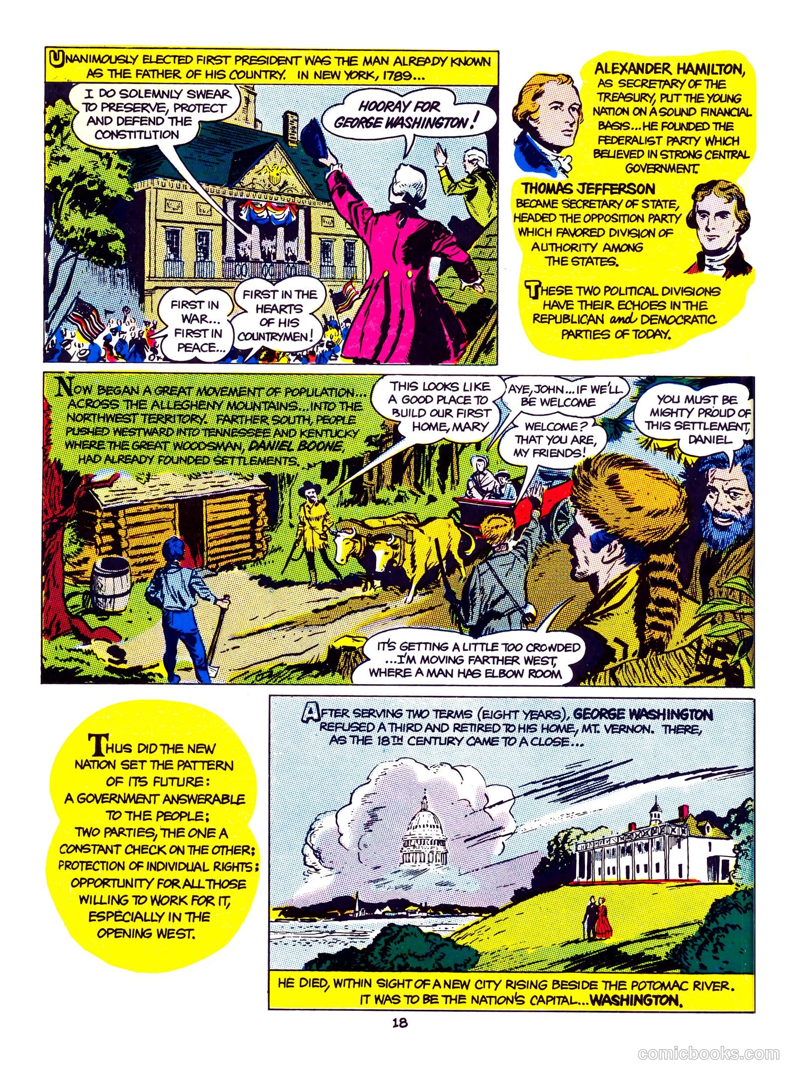A Picture Story of the United States #nn (1951) — page 18 of 52