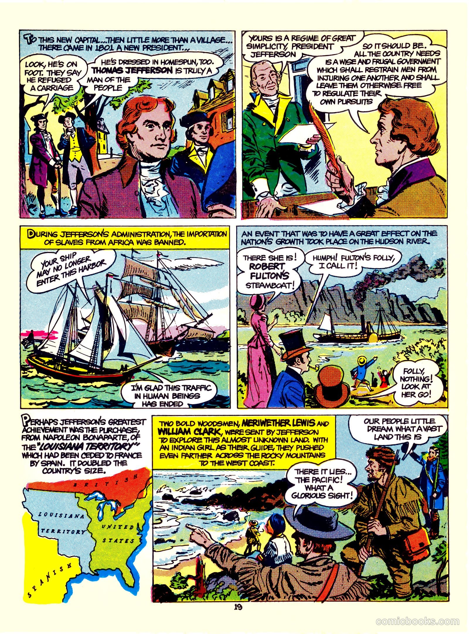 A Picture Story of the United States #nn (1951) — page 19 of 52