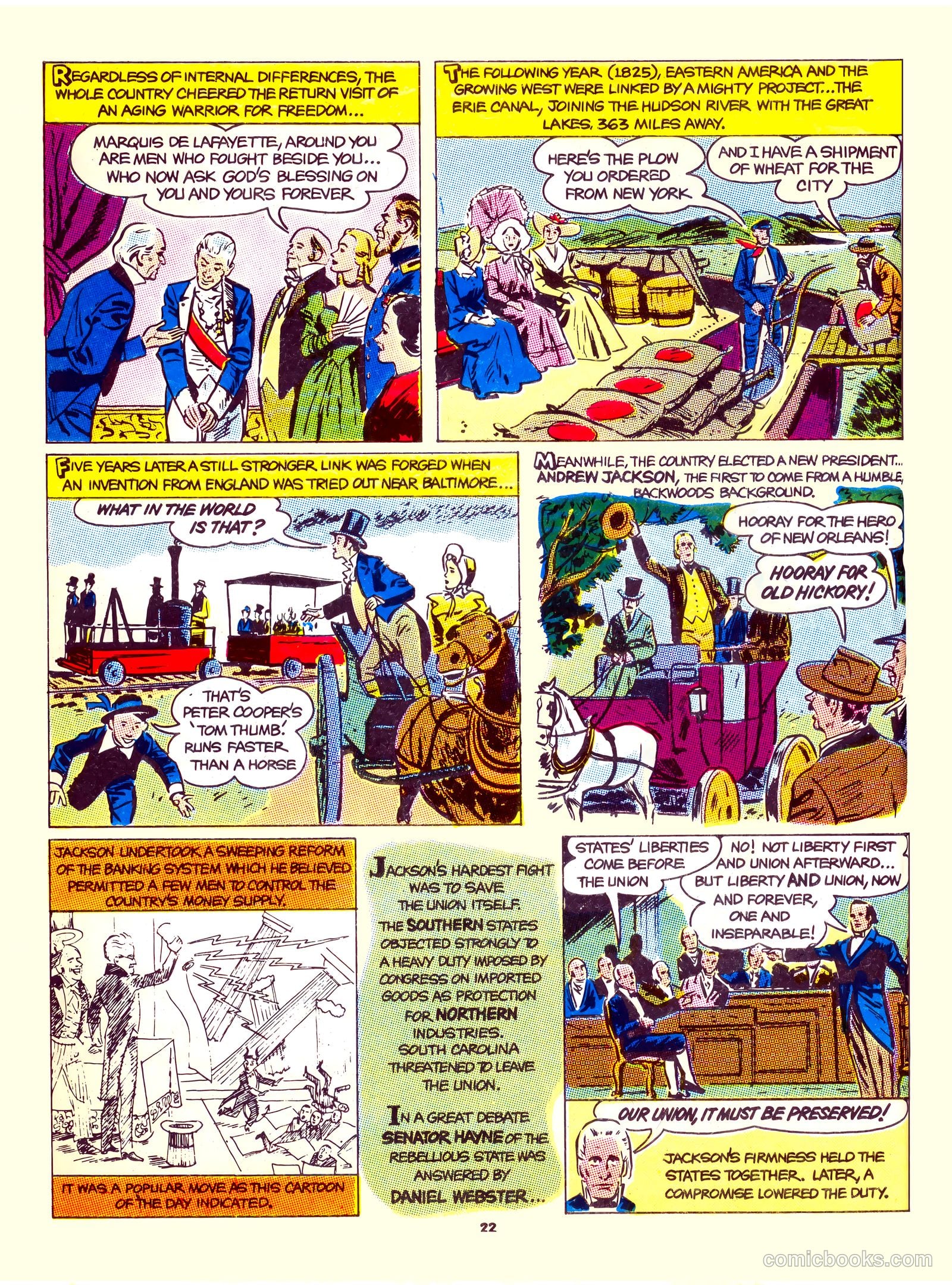 A Picture Story of the United States #nn (1951) — page 22 of 52