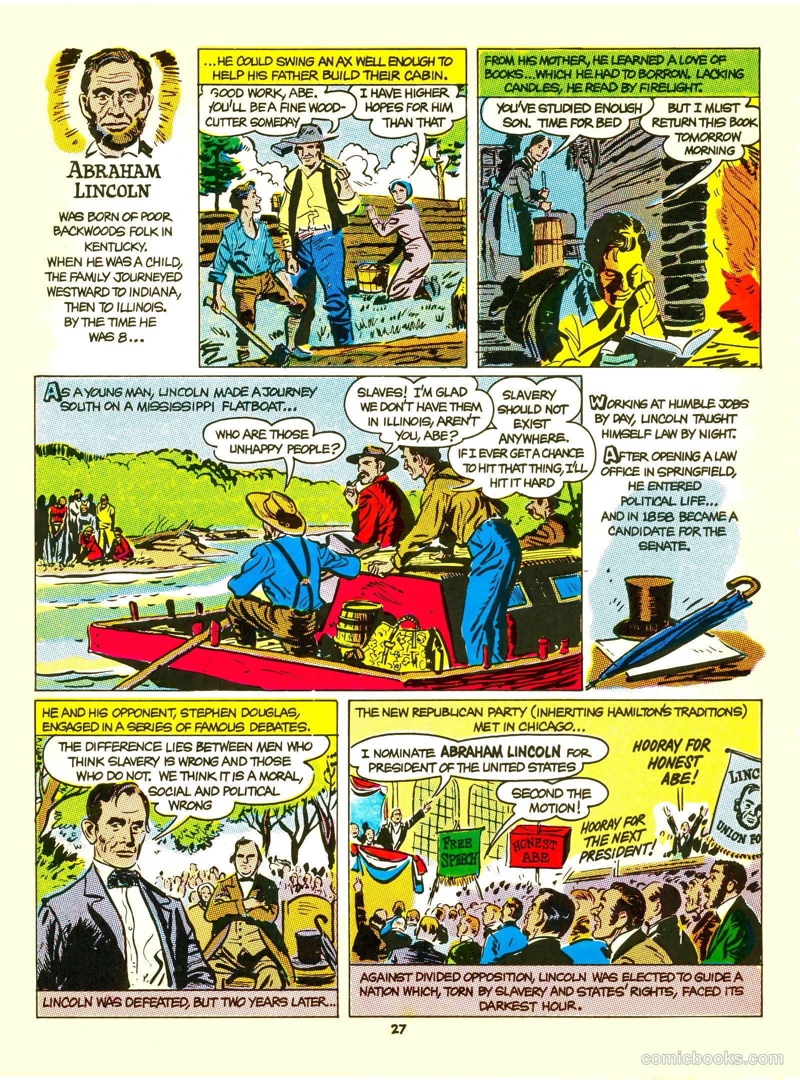 A Picture Story of the United States #nn (1951) — page 27 of 52