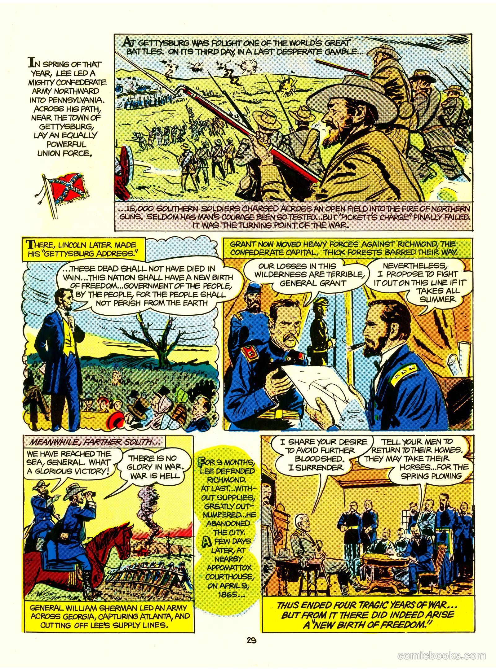 A Picture Story of the United States #nn (1951) — page 29 of 52