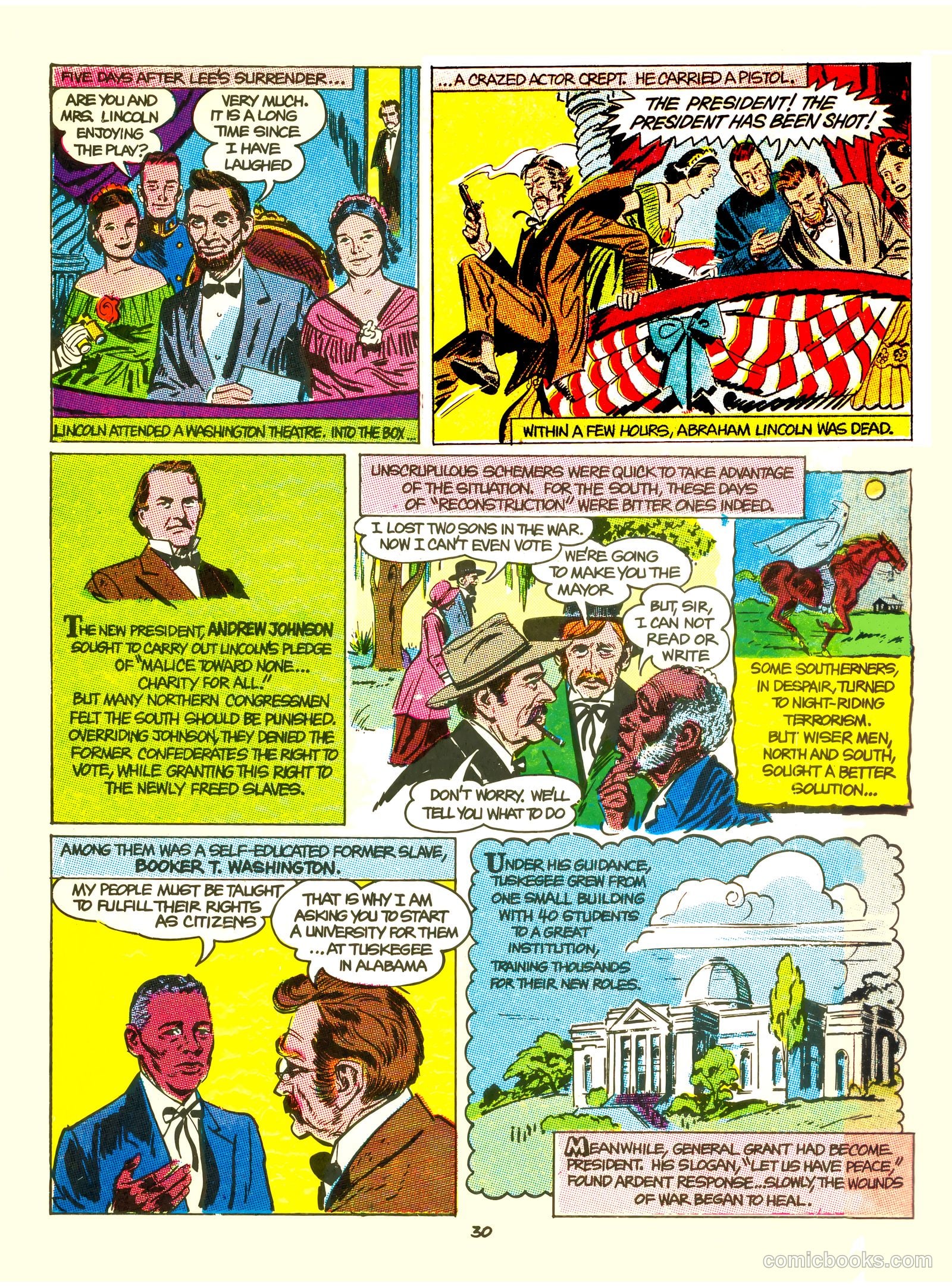 A Picture Story of the United States #nn (1951) — page 30 of 52