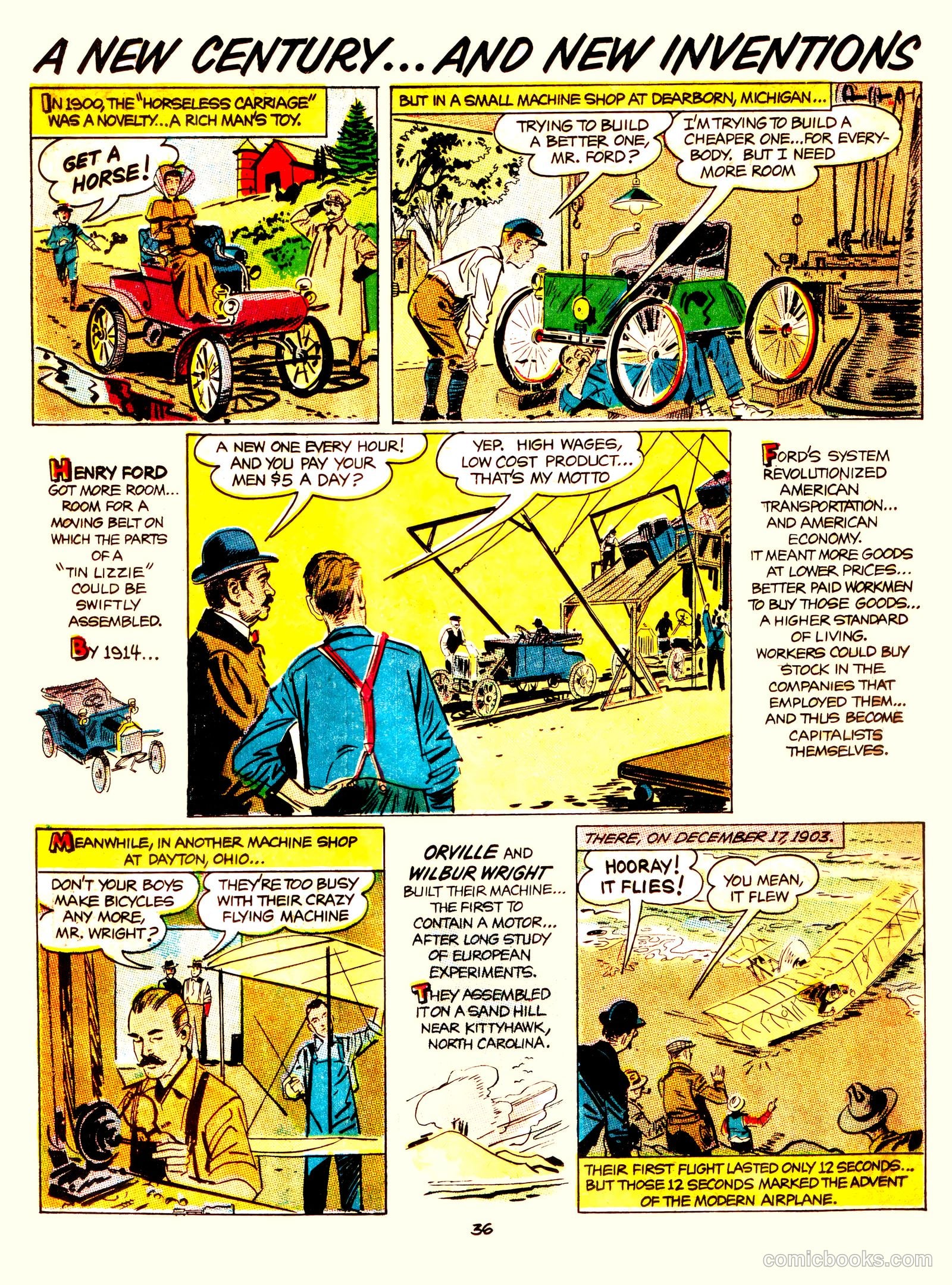 A Picture Story of the United States #nn (1951) — page 36 of 52