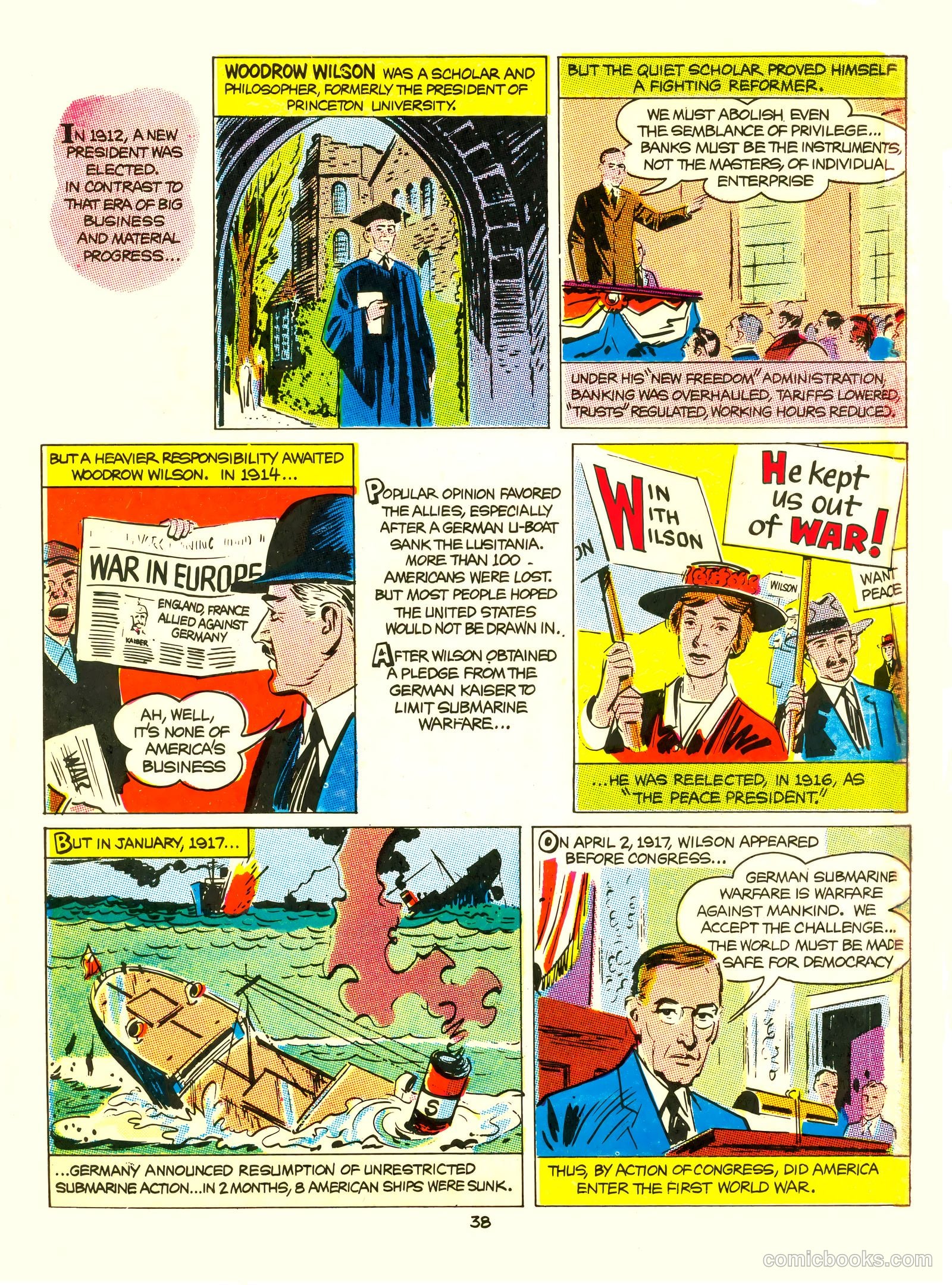 A Picture Story of the United States #nn (1951) — page 38 of 52