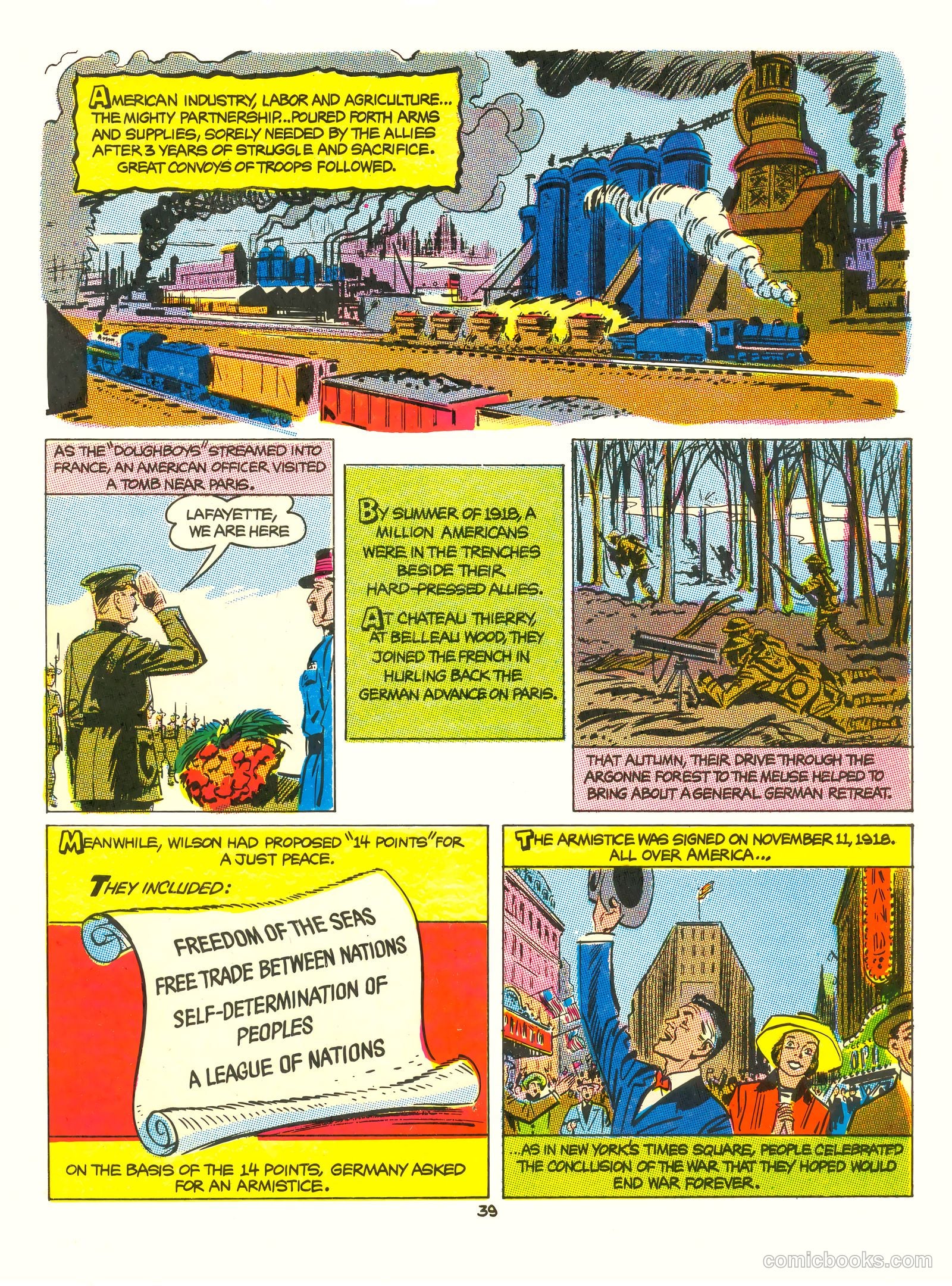 A Picture Story of the United States #nn (1951) — page 39 of 52