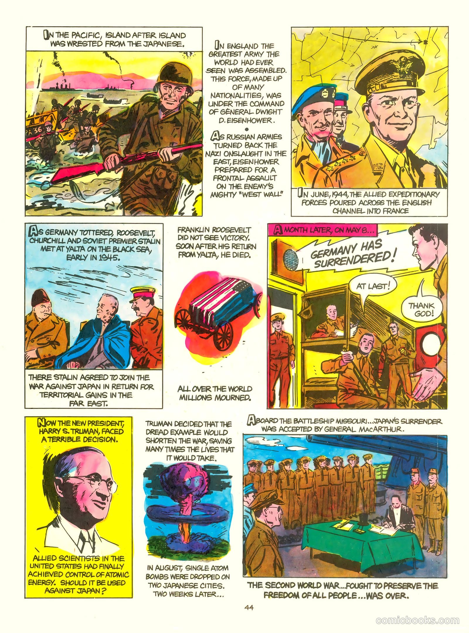 A Picture Story of the United States #nn (1951) — page 44 of 52