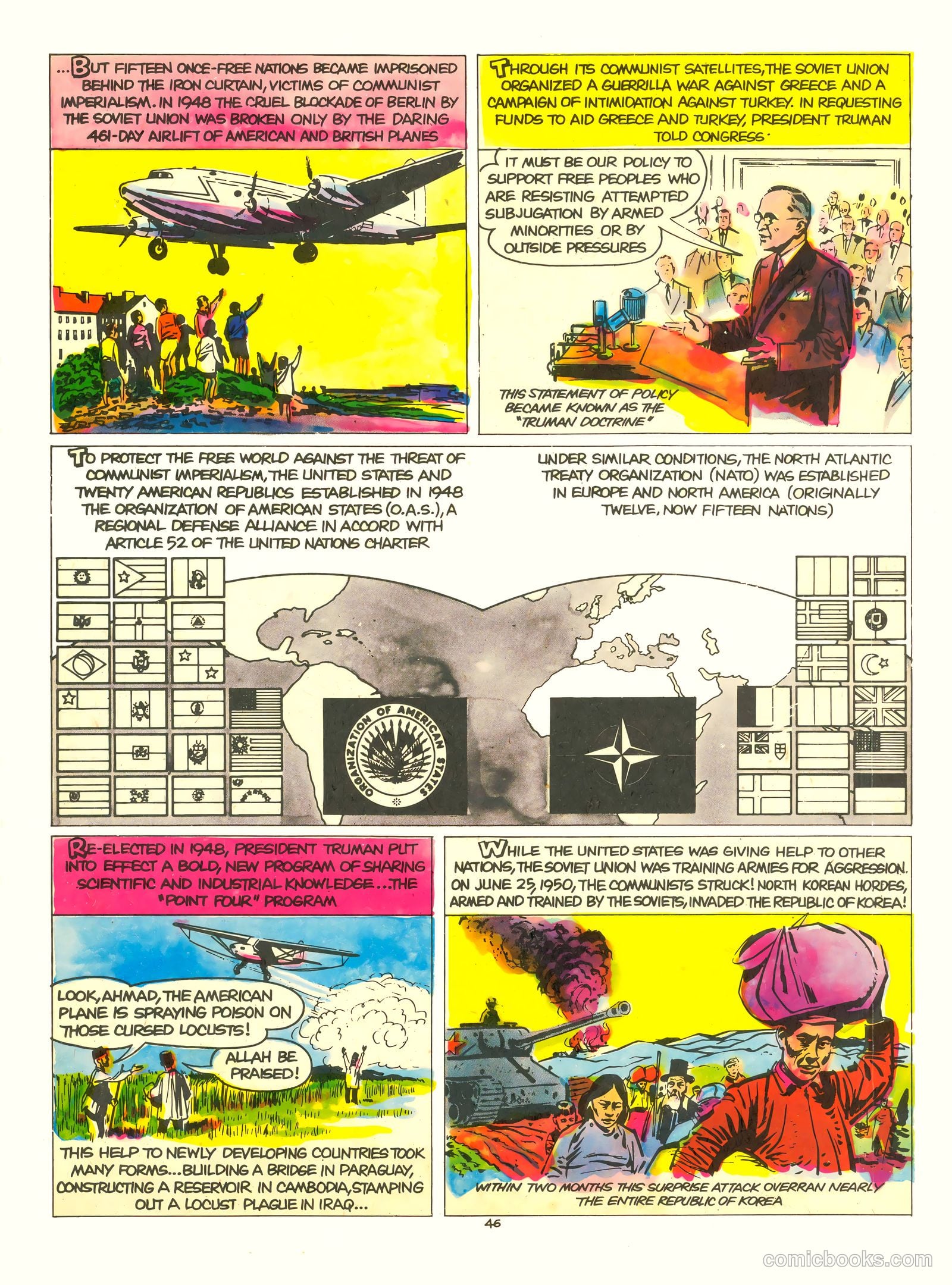 A Picture Story of the United States #nn (1951) — page 46 of 52