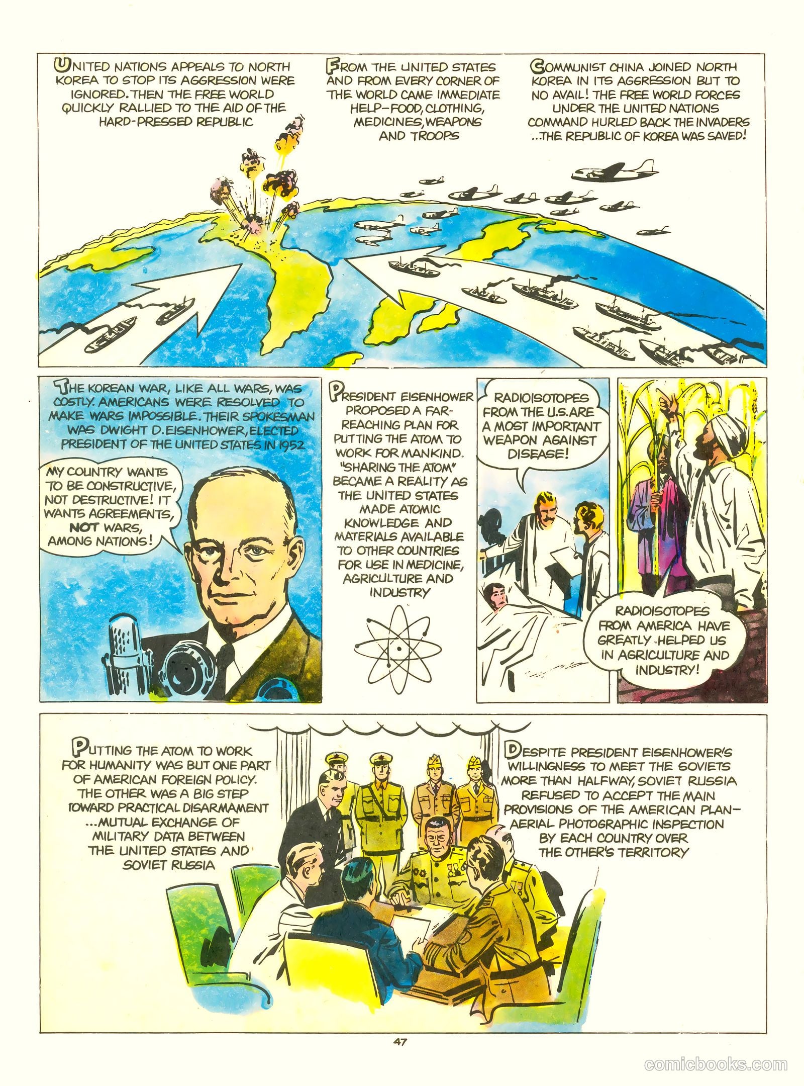 A Picture Story of the United States #nn (1951) — page 47 of 52