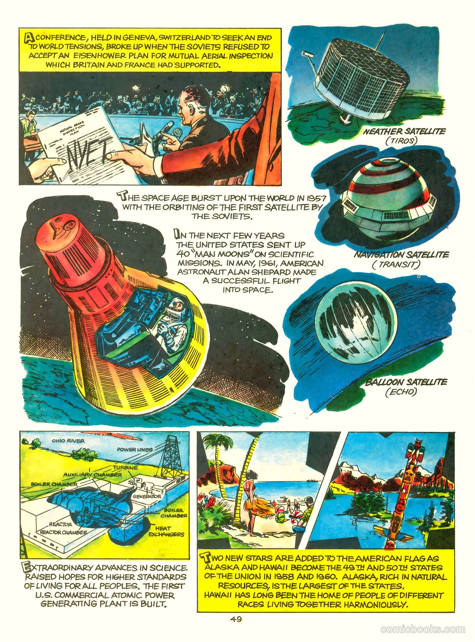 A Picture Story of the United States #nn (1951) — page 49 of 52