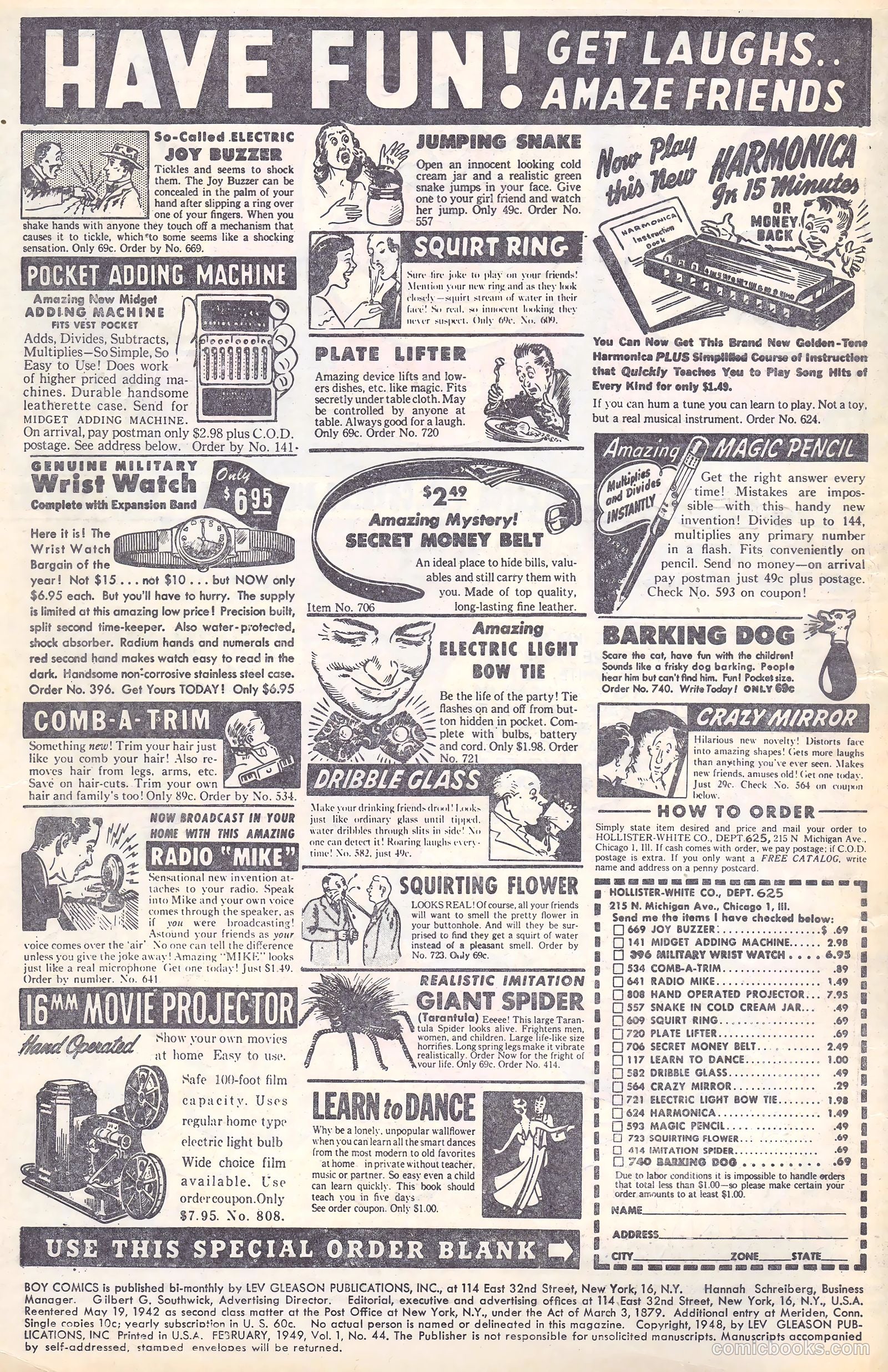 Boy Comics #44 (1950) — page 2 of 53