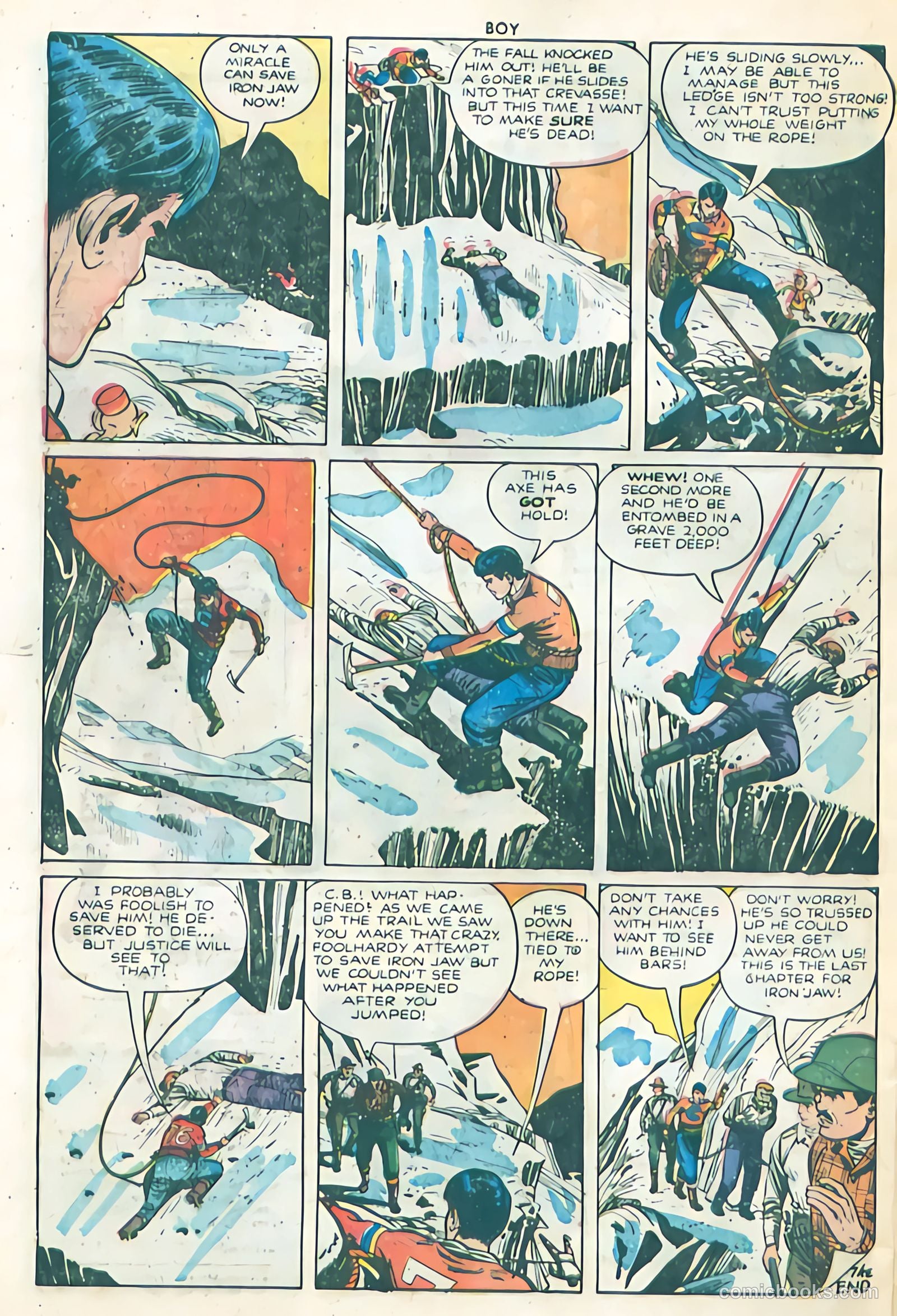 Boy Comics #75 (1950) — page 32 of 36