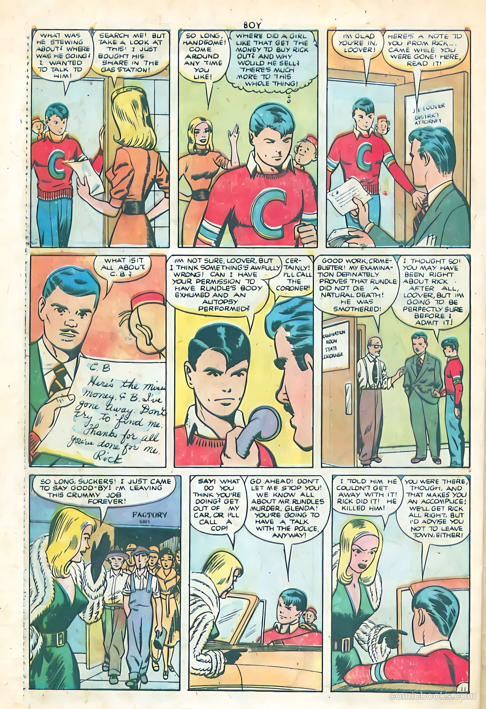 Boy Comics #69 (1950) — page 40 of 52