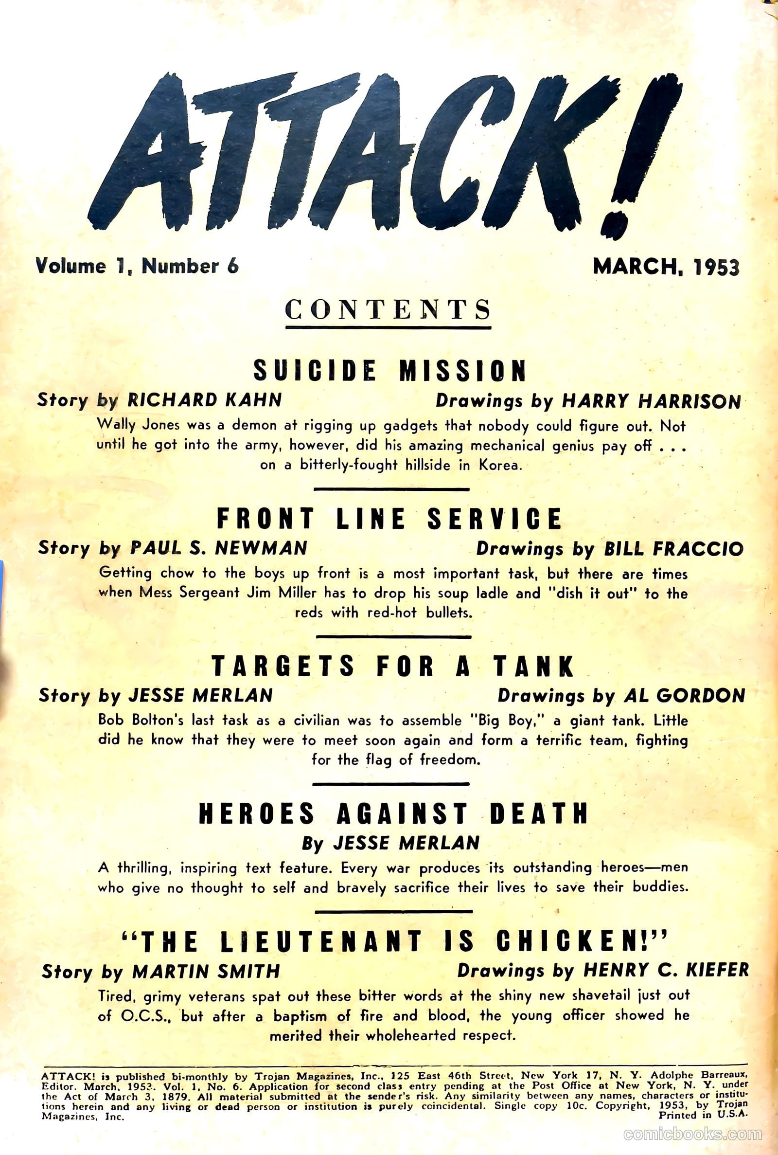 Attack! #6 (1965) — page 2 of 36