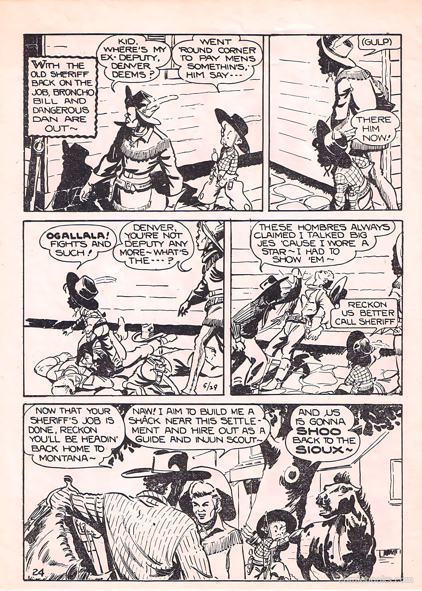 Broncho Bill v1 #17 — page 24 of 28
