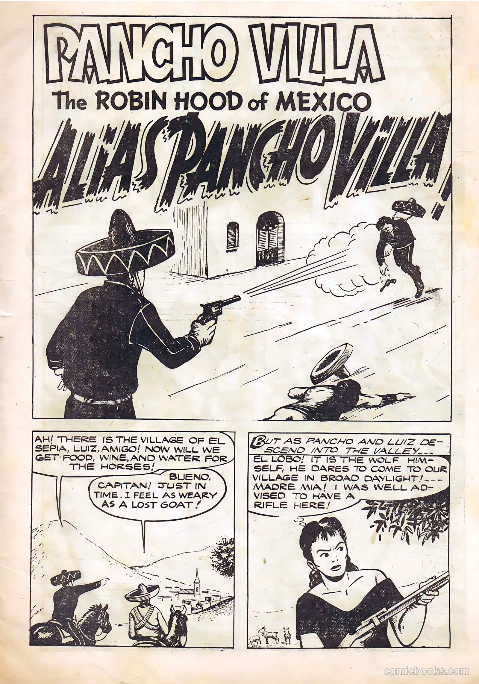 Pancho Villa #10 (1950) — page 3 of 28