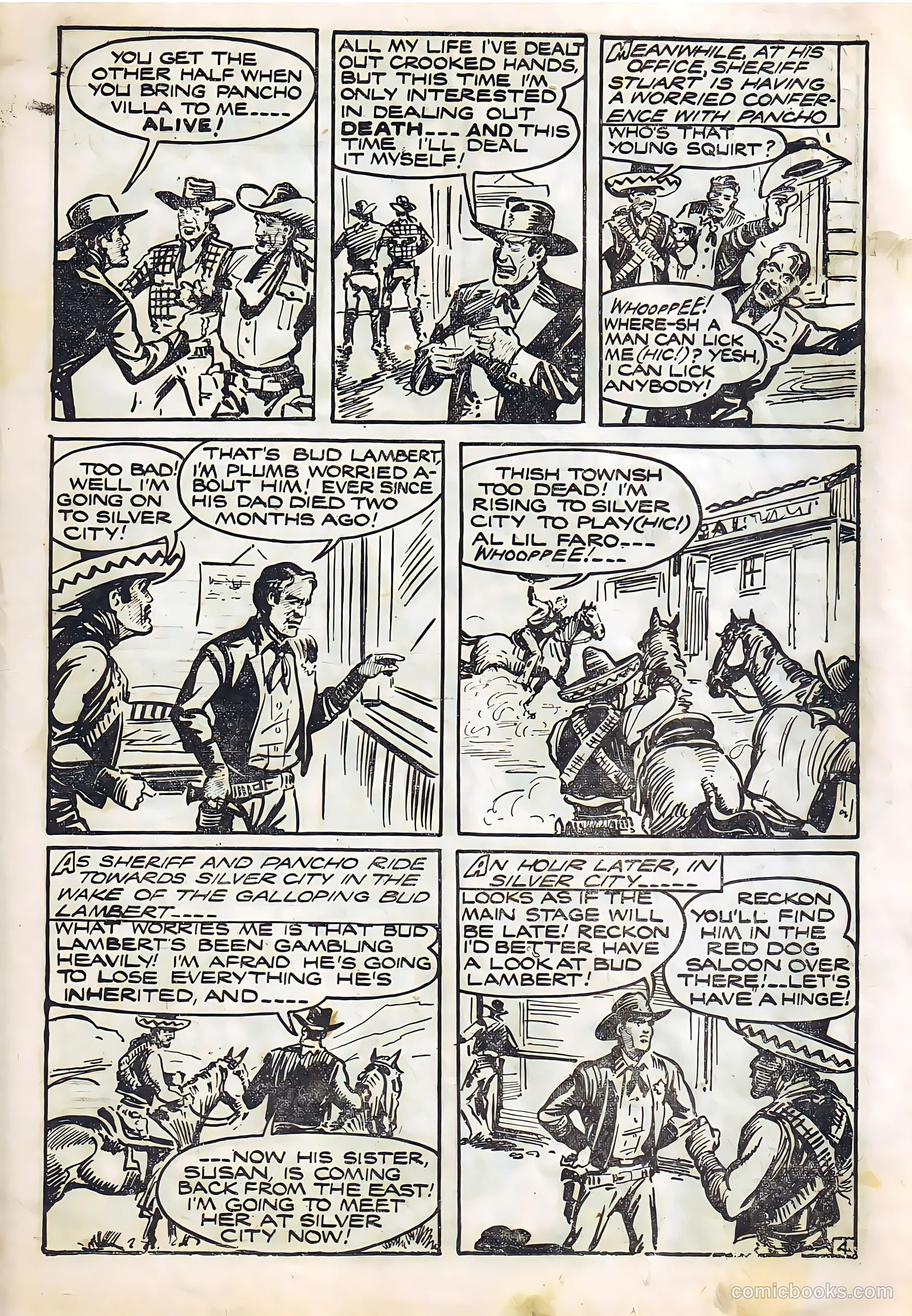 Pancho Villa #10 (1950) — page 19 of 28