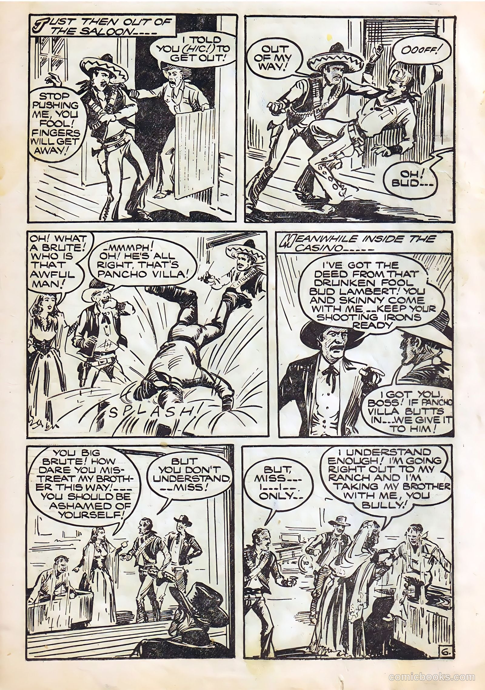Pancho Villa #10 (1950) — page 21 of 28