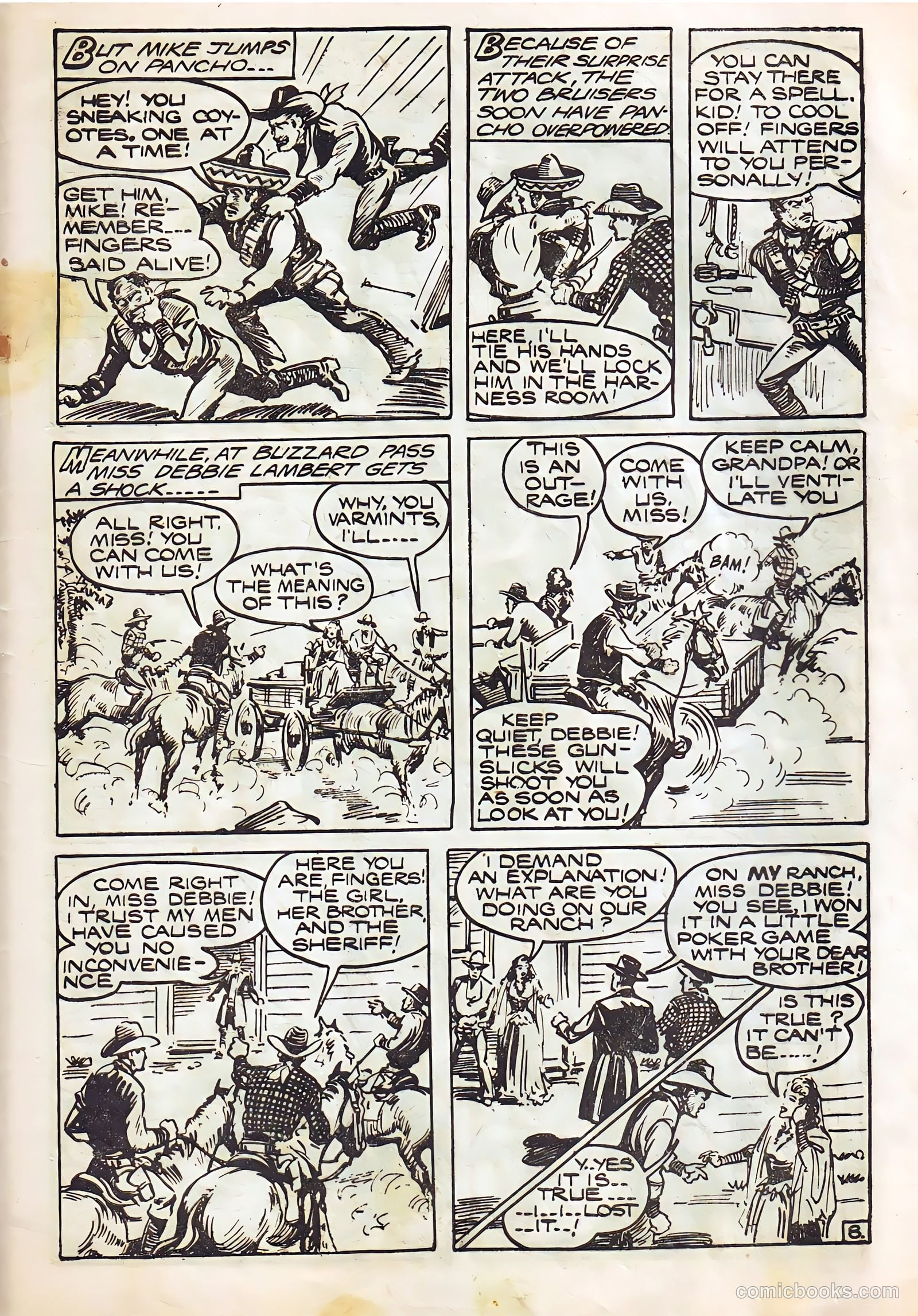 Pancho Villa #10 (1950) — page 23 of 28