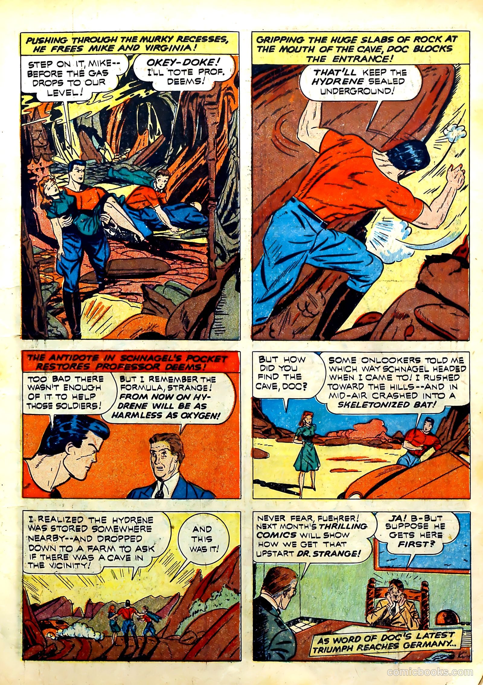 Thrilling Comics #27 (1940) — page 15 of 68