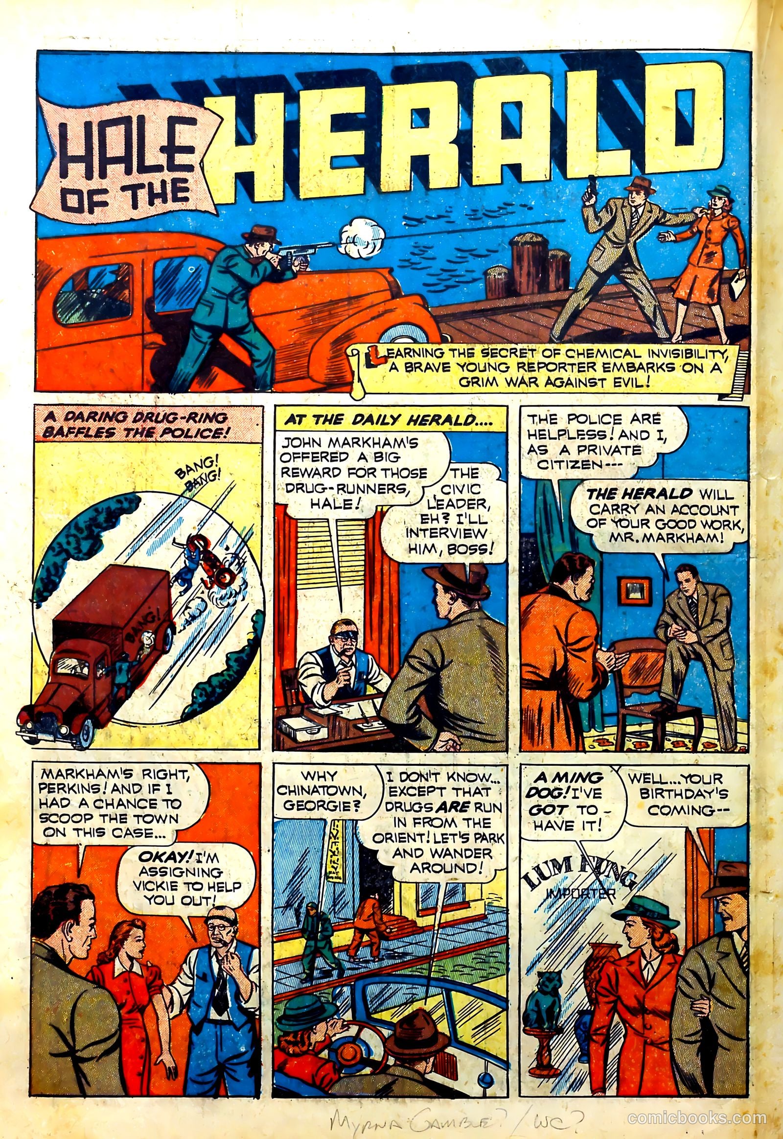 Thrilling Comics #27 (1940) — page 34 of 68