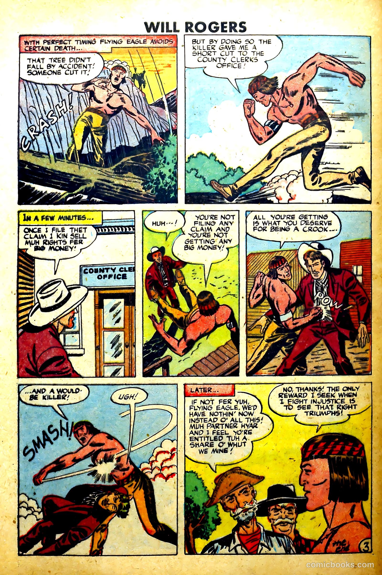 Blazing Comics #6 (1944) — page 32 of 36