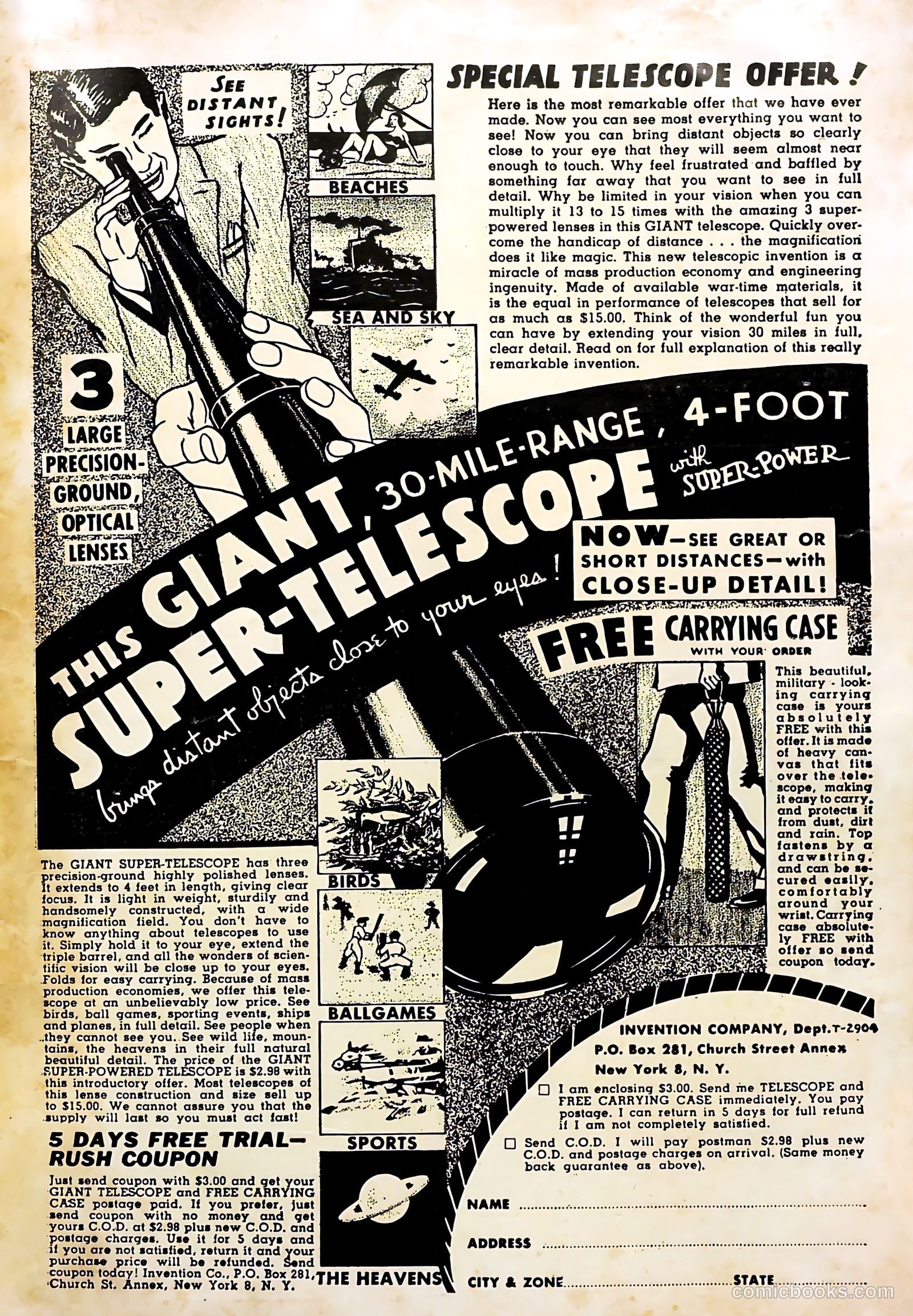 Blazing Comics #6 (1944) — page 35 of 36