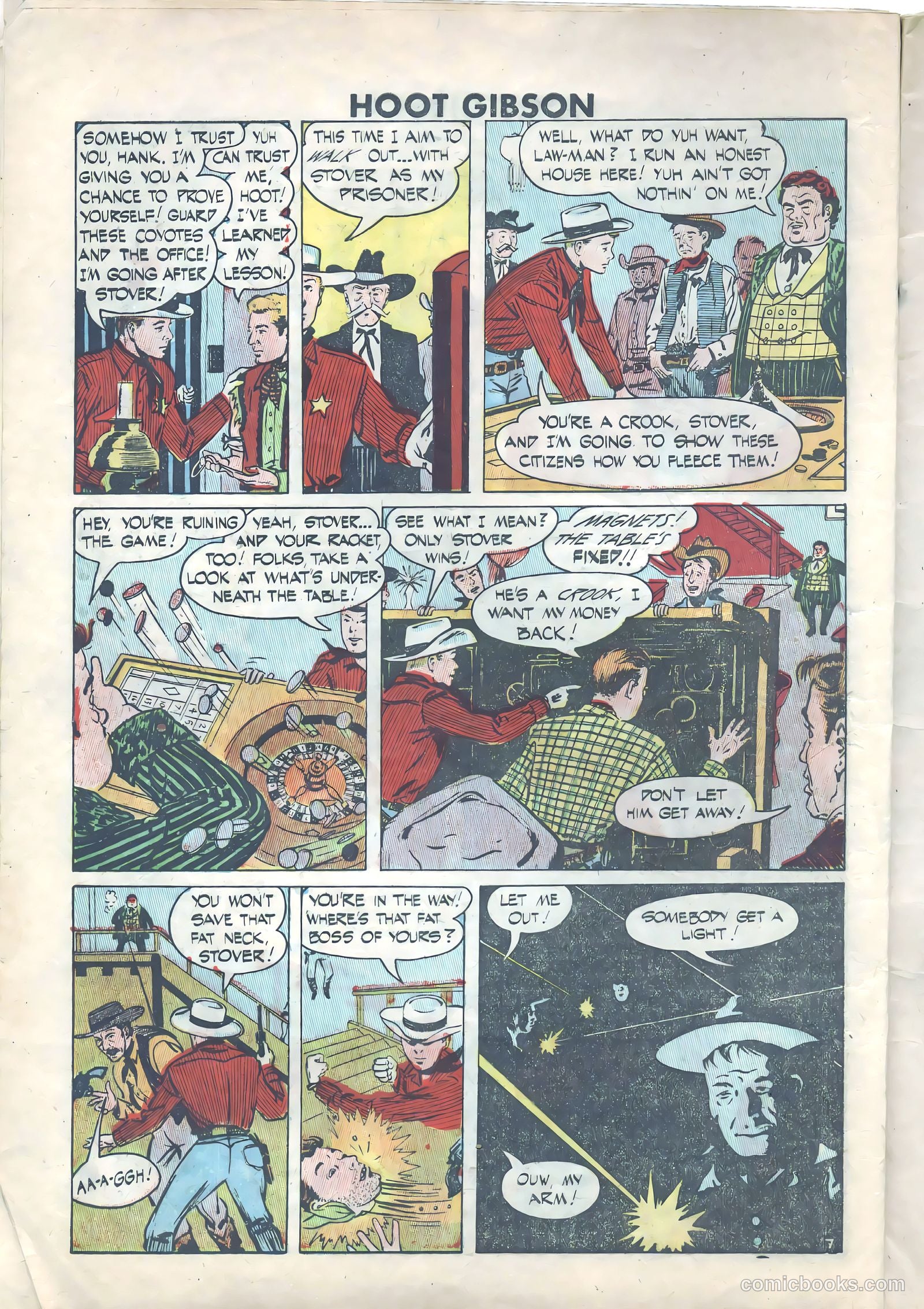Hoot Gibson #6 (1950) — page 8 of 36