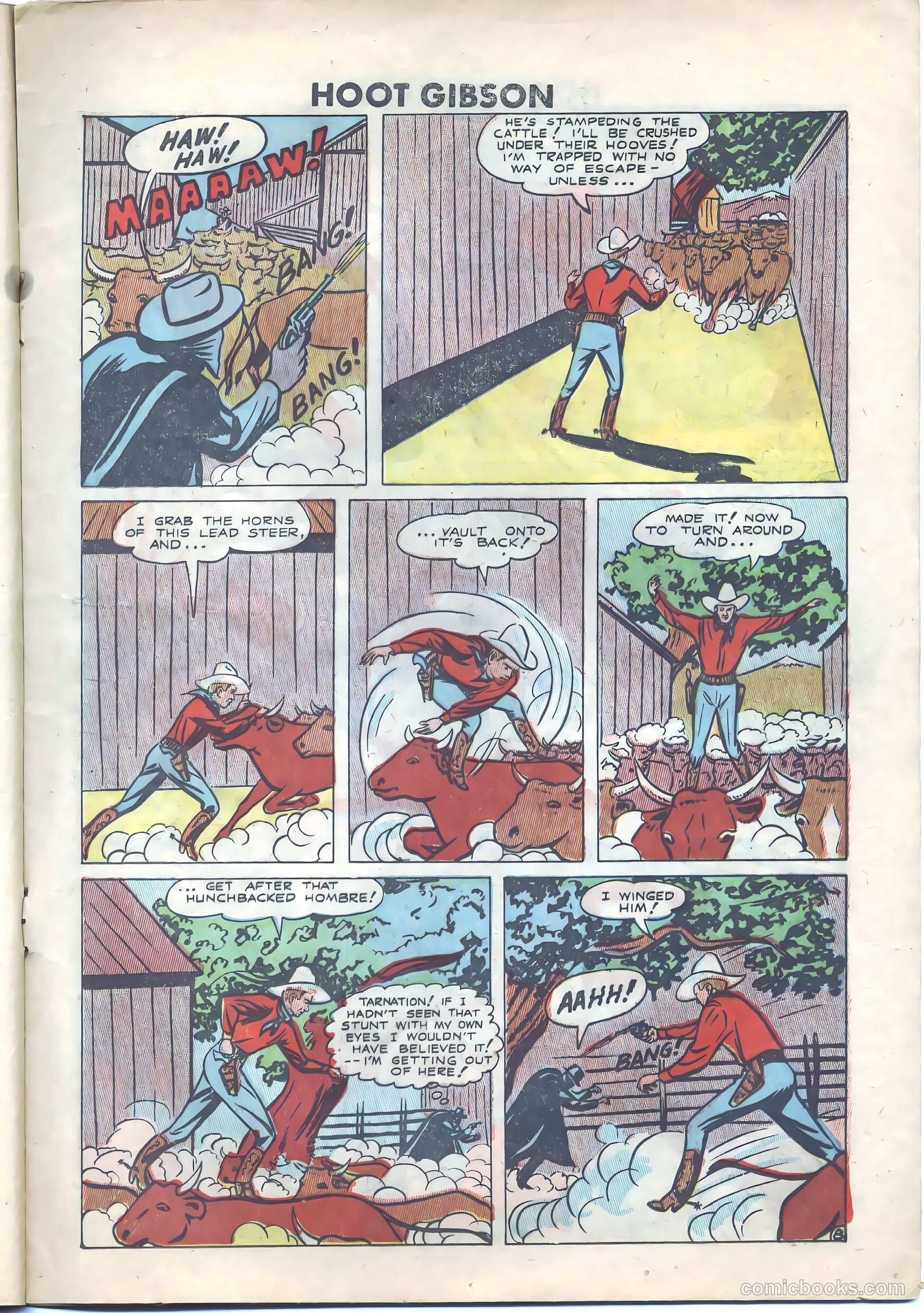 Hoot Gibson #6 (1950) — page 17 of 36