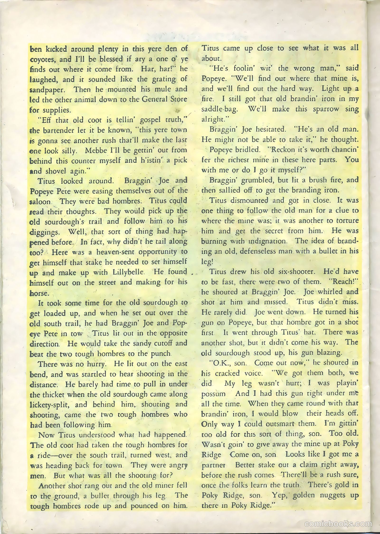 Hoot Gibson #6 (1950) — page 24 of 36