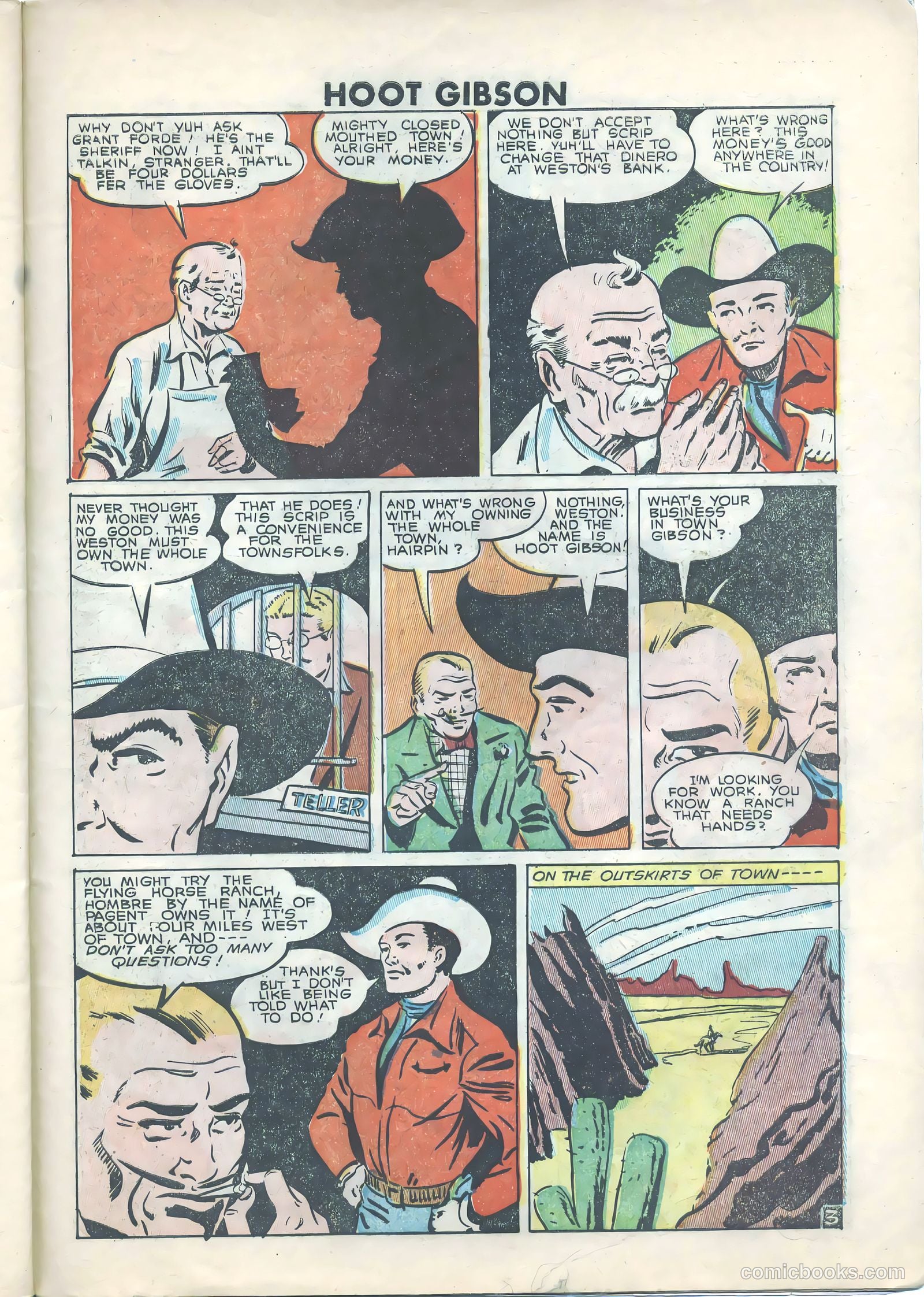 Hoot Gibson #6 (1950) — page 27 of 36