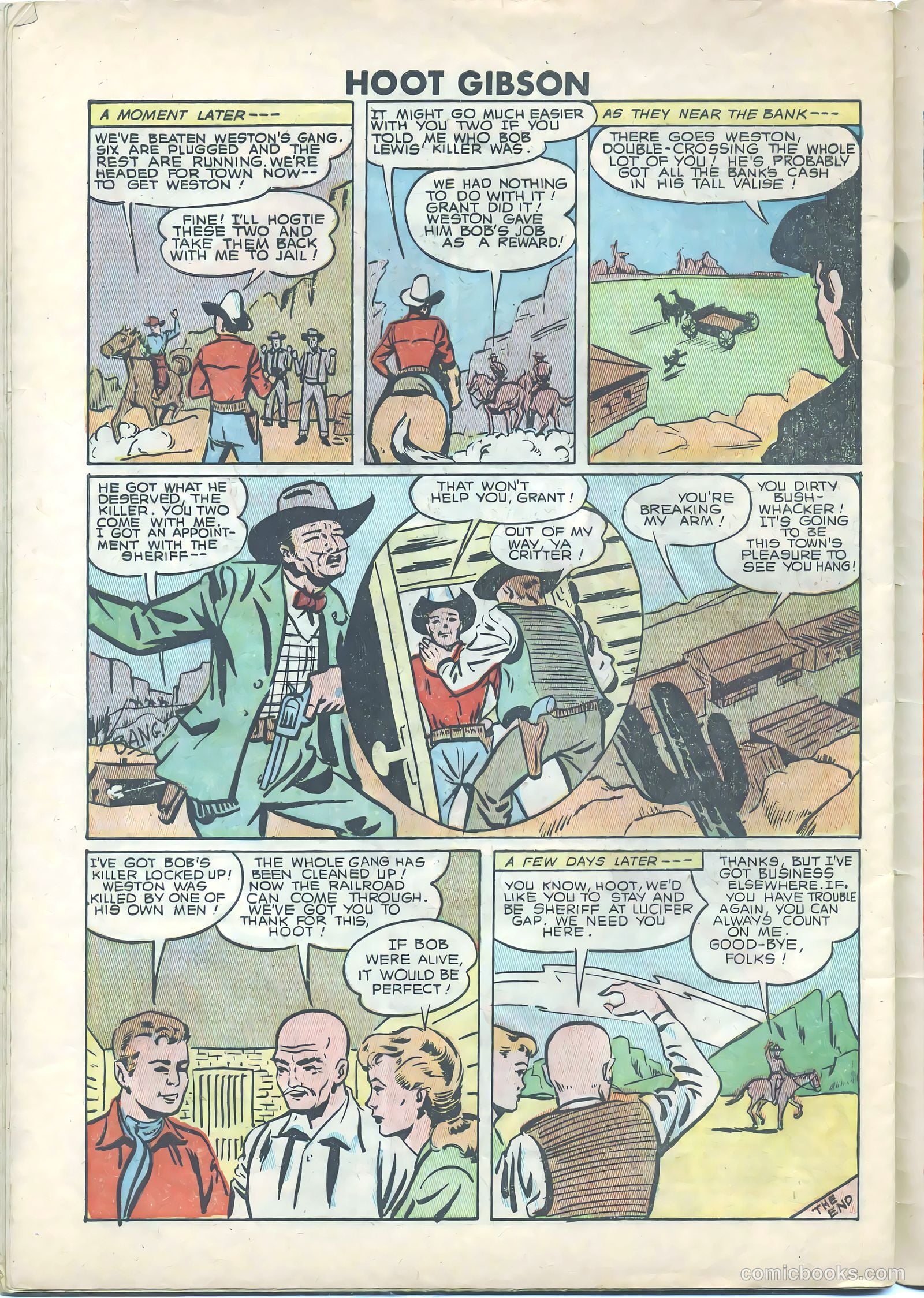 Hoot Gibson #6 (1950) — page 32 of 36